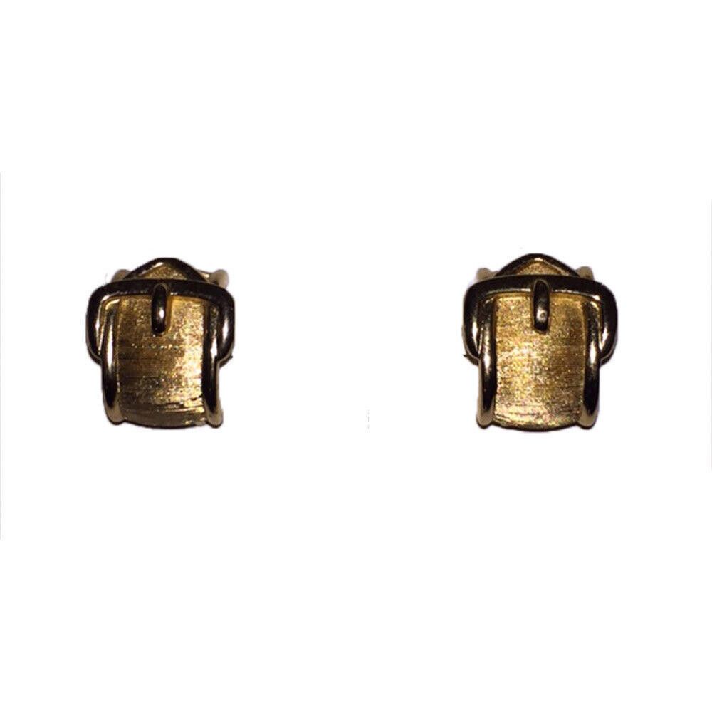 Dior Christian Dior Buckle Clip On Earrings Size ONE SIZE - 1 Thumbnail
