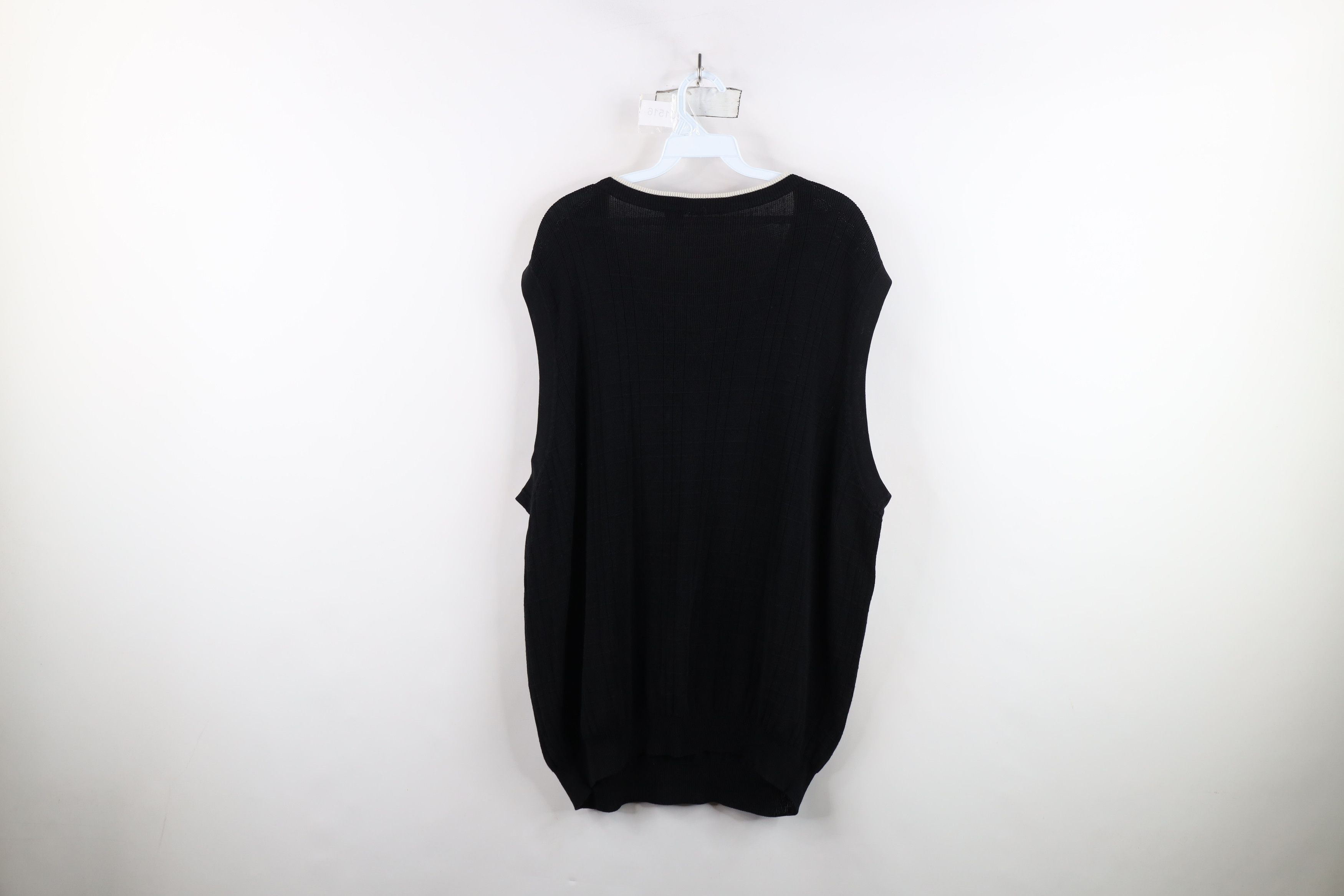 Vintage Vintage 90s Streetwear Lightweight Knit V-Neck Sweater Vest Size US XL / EU 56 / 4 - 7 Thumbnail