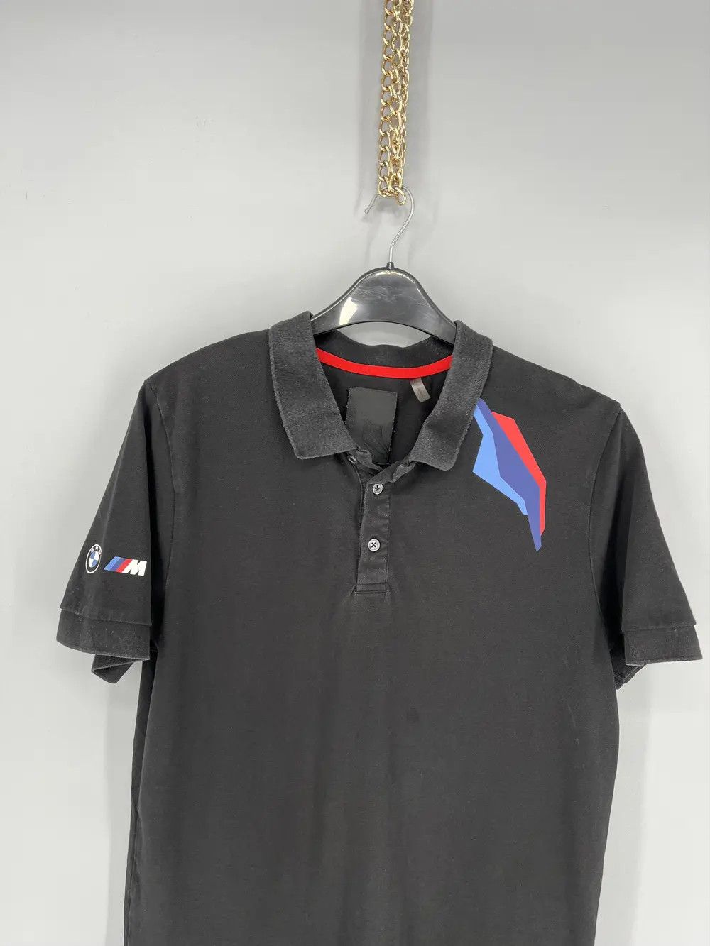 BMW BMW M Mortorsports Spellout Polo Shirt Racing Style Size US L / EU 52-54 / 3 - 6 Thumbnail