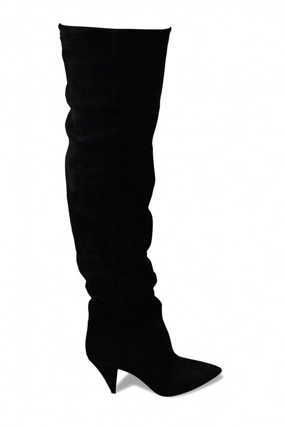 Saint Laurent Paris Era 85 over-the-knee boots Size US 5.5 / IT 35.5 - 1 Thumbnail