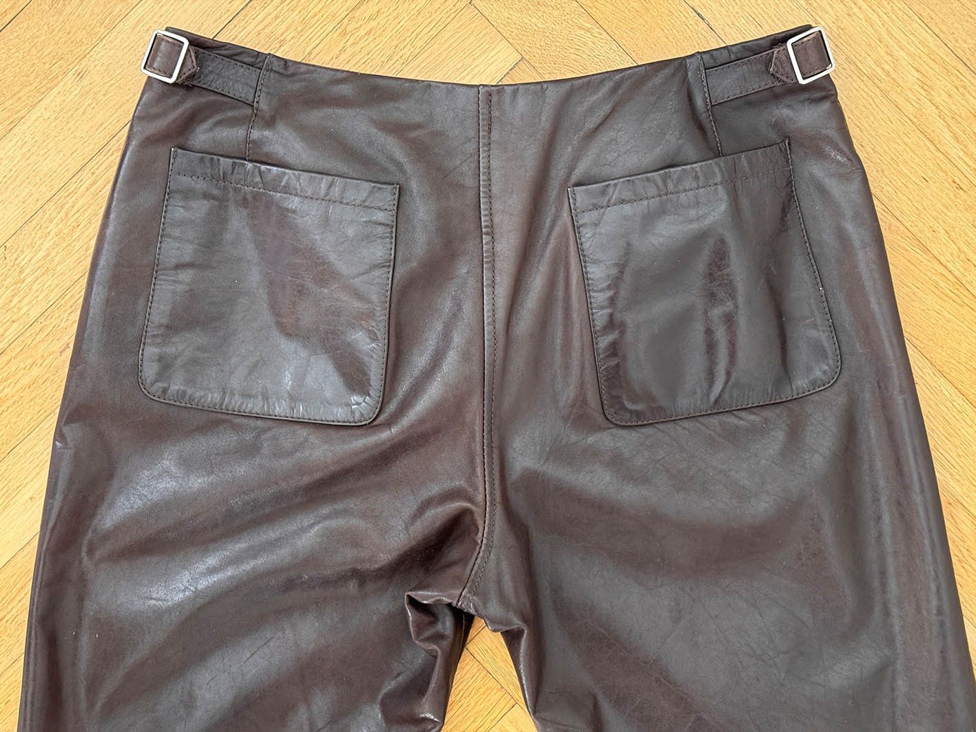 Maison Margiela MAISON MARTIN MARGIELA LEATHER PANTS SIZE 52 FROM 2001 Size US 36 / EU 52 - 3 Thumbnail