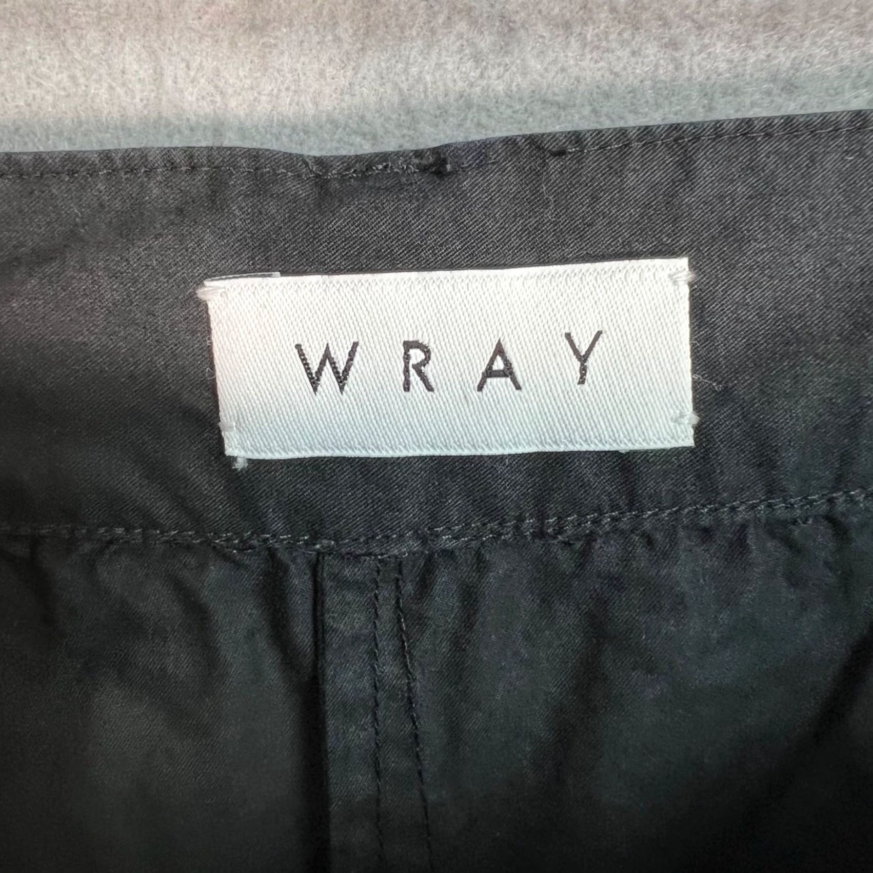 Vintage Wray Women's Pants - High Rise Pleated Chino Tapered Leg Size 4 Black Size 27" / US 4 / IT 40 - 3 Thumbnail