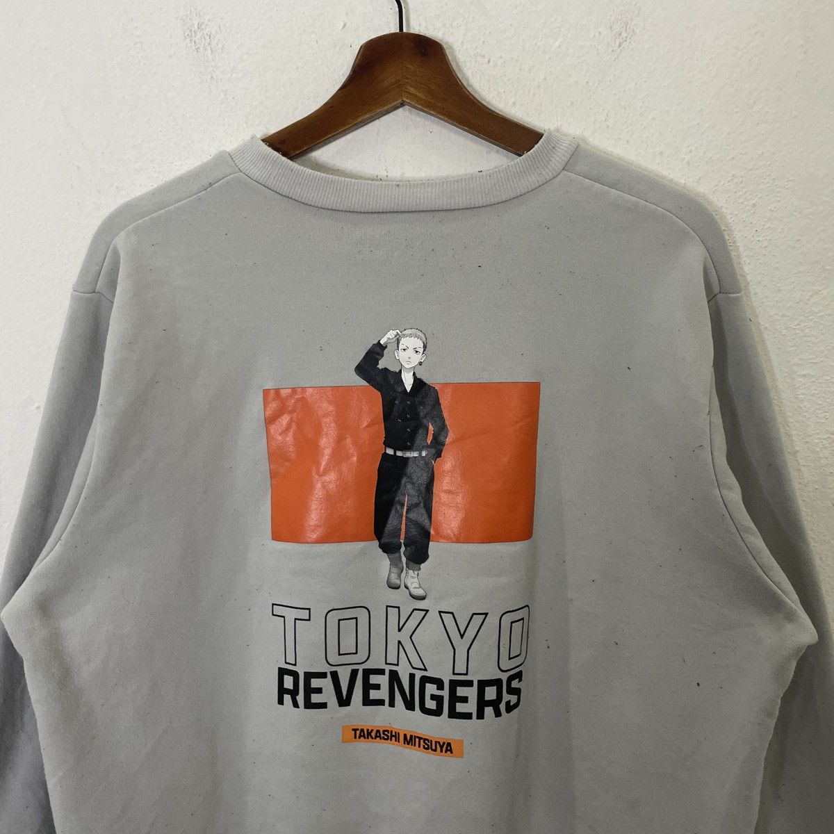 Anime Vintage Tokyo Revengers Anime Big Logo Sweatshirt Size US L / EU 52-54 / 3 - 4 Thumbnail