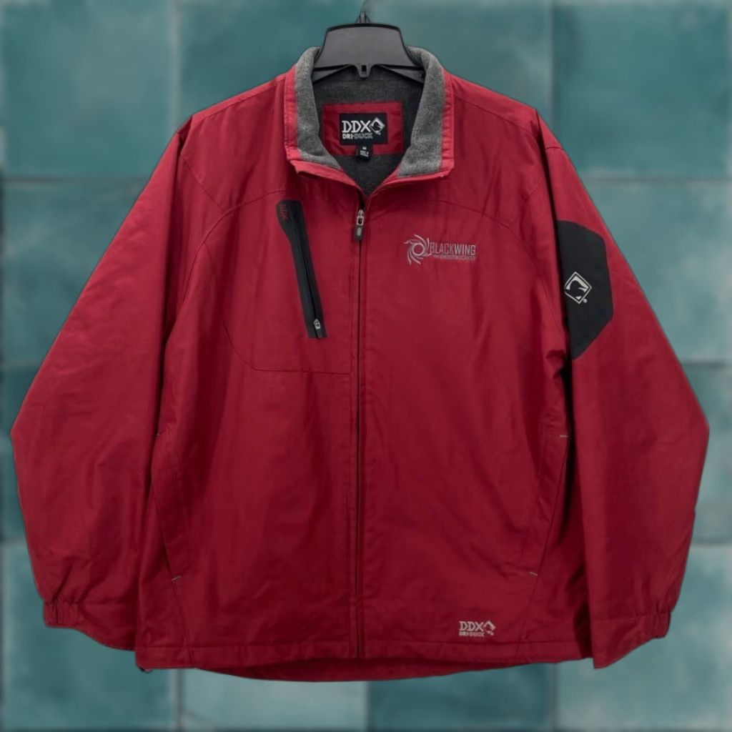 Logo 7 DRI DUCK DDX Glacer Ripstop Jacket Mens M Red Polar Fleece Lined Blackwing Logo Jacket Size US M / EU 48-50 / 2 - 1 Thumbnail