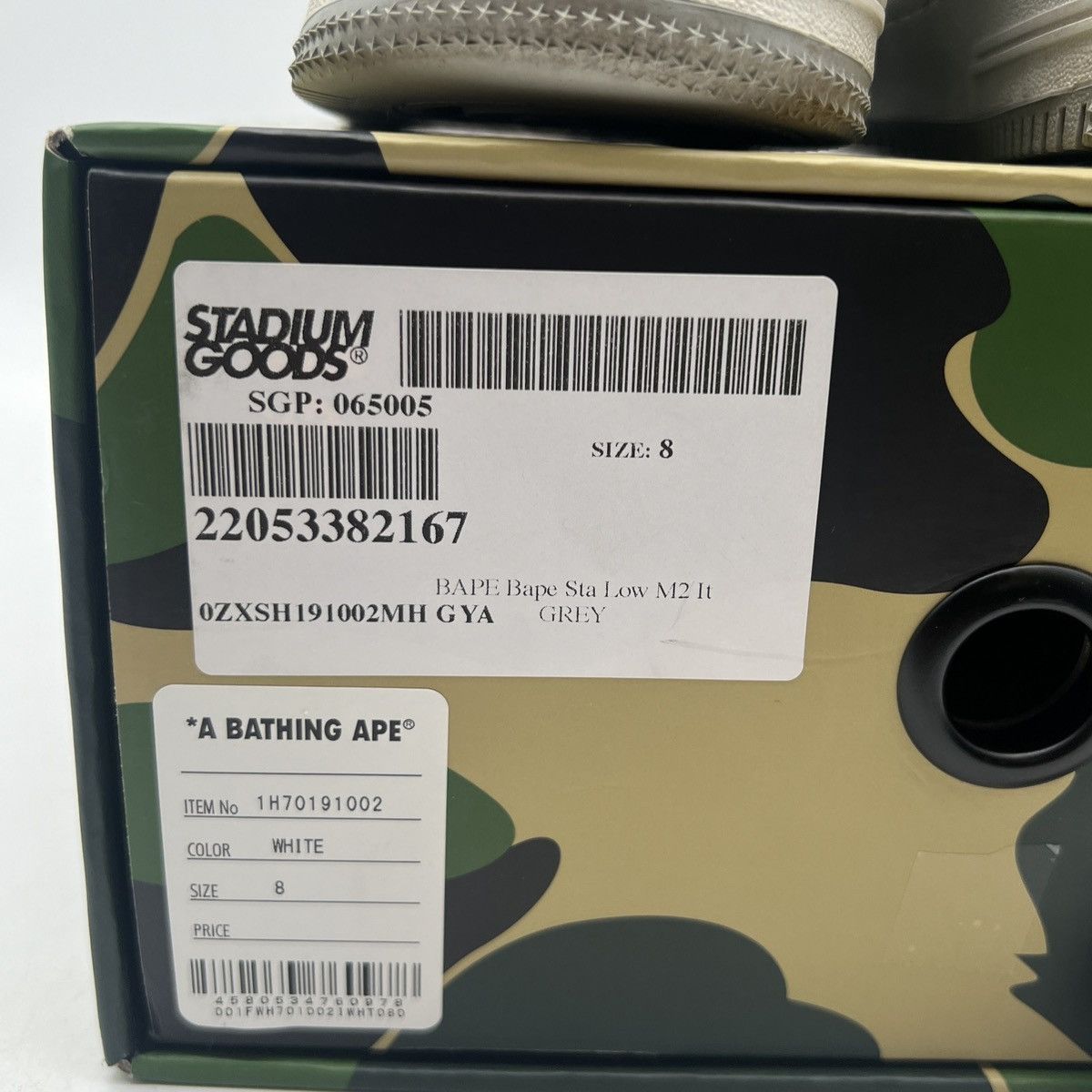 Bape BAPESTA LOW M2 Size US 8 / EU 41 - 9 Thumbnail