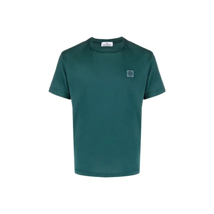 Stone Island Stone Island Green Logo Short Sleeve T-Shirt Size US M / EU 48-50 / 2 - 1 Thumbnail