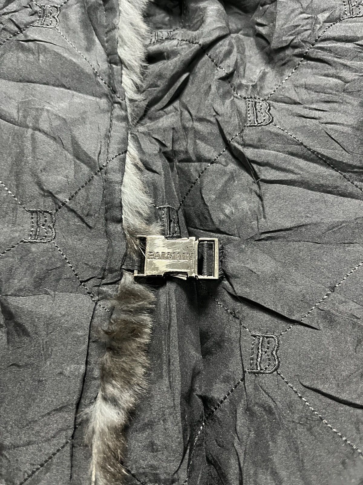 Balmain 🚨ACCEPT OFFER🚨Balmain rabbit fur reversible light jacket Size US L / EU 52-54 / 3 - 10 Thumbnail