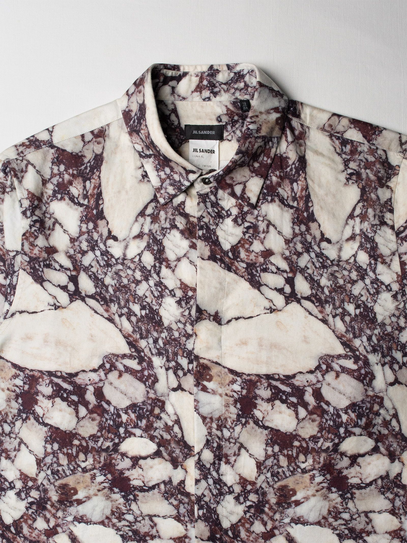 Jil Sander Jil Sander by Raf Simons - A/W 2008 - marble shirt Size US S / EU 44-46 / 1 - 3 Thumbnail