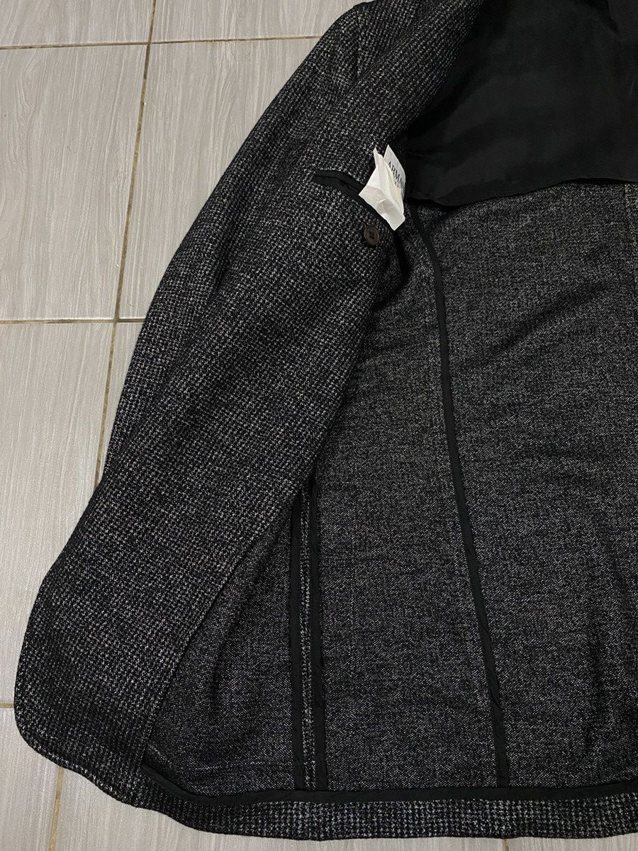Armani Collezioni Armani Collezioni Textured Wool Blend Knit Blazer Jacket Size US L / EU 52-54 / 3 - 12 Thumbnail