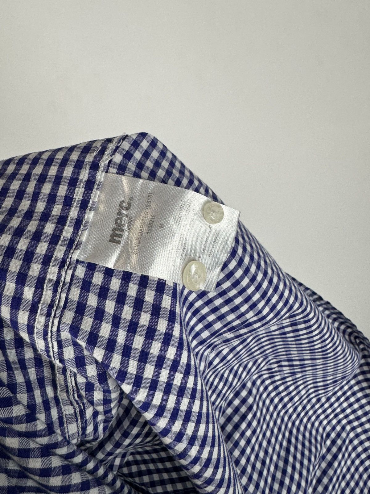 Vintage Merc London Checkered Long Sleeve Shirt Size US M / EU 48-50 / 2 - 4 Thumbnail