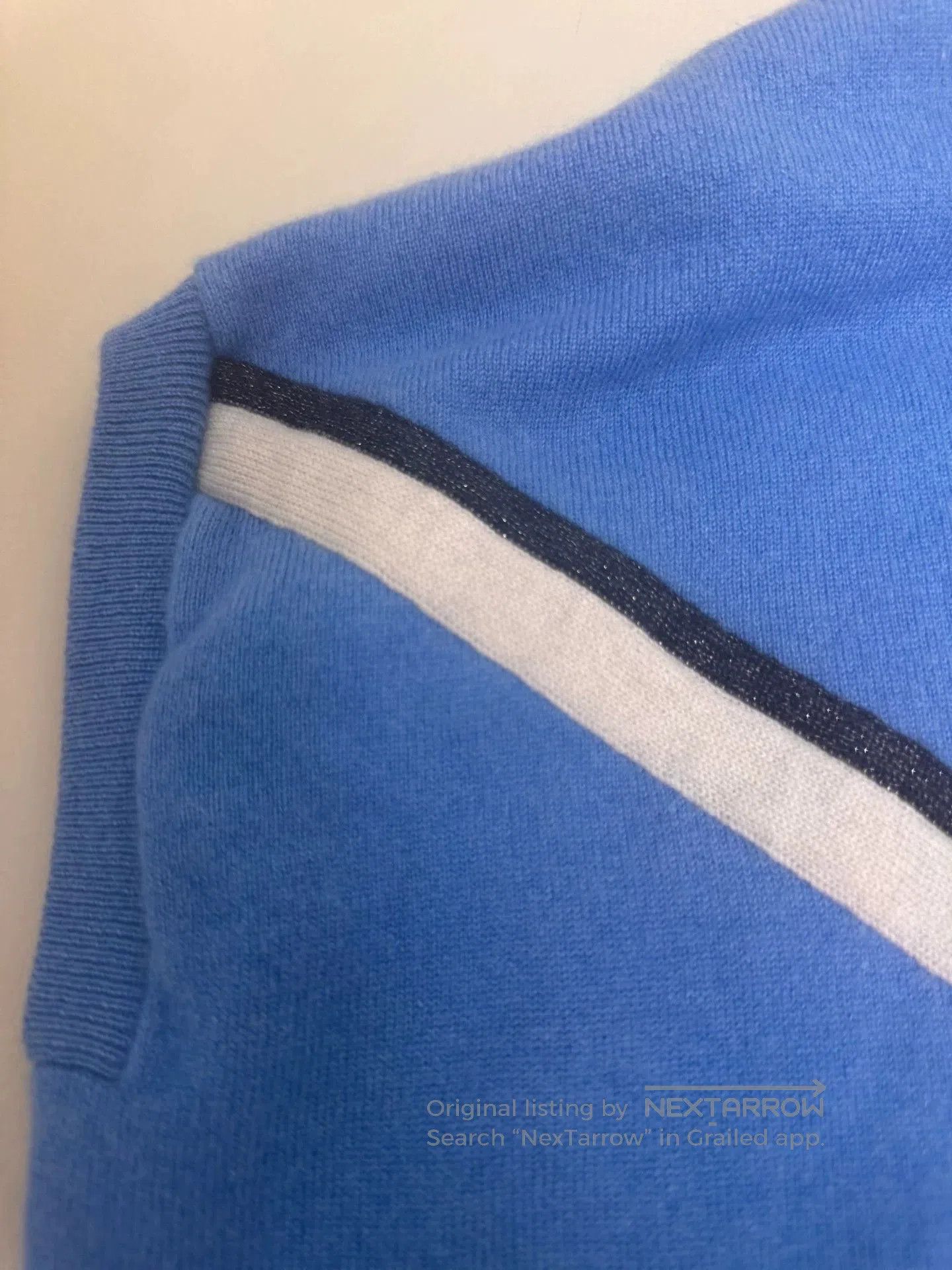 Brunello Cucinelli blue cashmere knit sweater by brunello cucinelli. Size US S / EU 44-46 / 1 - 6 Thumbnail
