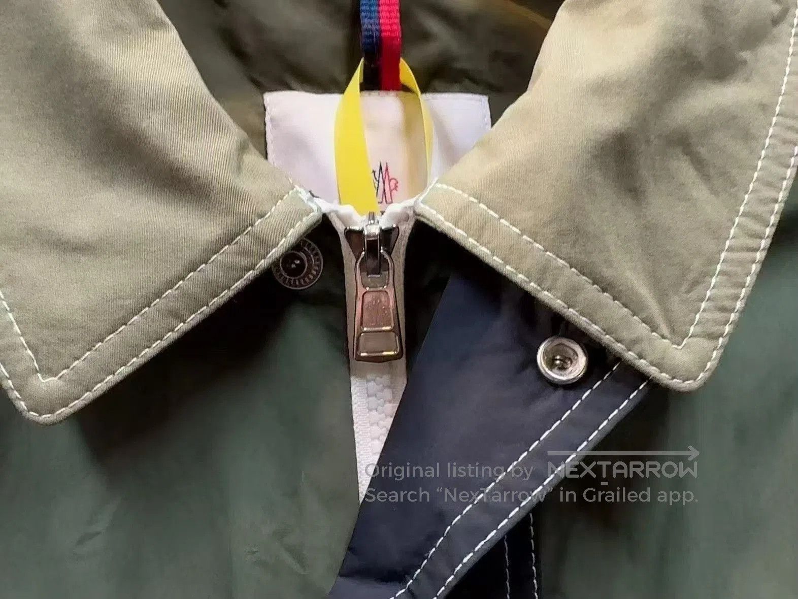 Moncler Moncler Colorblock Logo Collar Work Jacket. Size US S / EU 44-46 / 1 - 3 Thumbnail