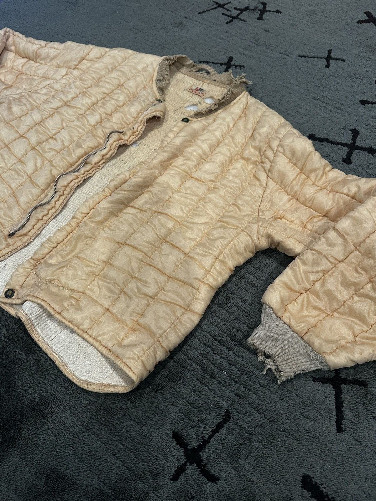 Vintage True Vintage “By Jals” Distressed Thermal Lined Jacket Size US M / EU 48-50 / 2 - 2 Thumbnail