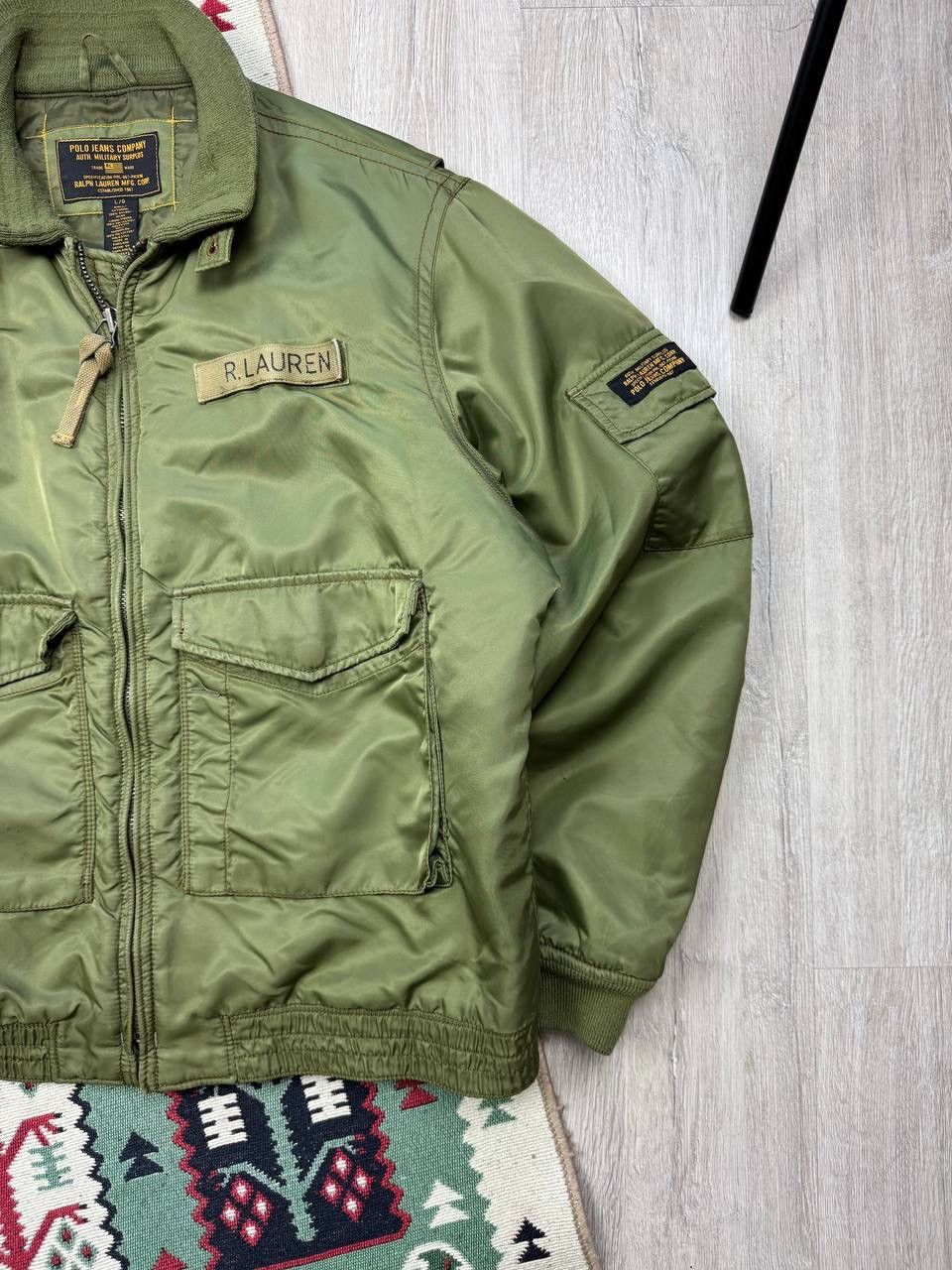 Polo Ralph Lauren × Vintage RARE Vintage Polo Jeans Company Bomber Y2K Jacket Size US L / EU 52-54 / 3 - 3 Thumbnail