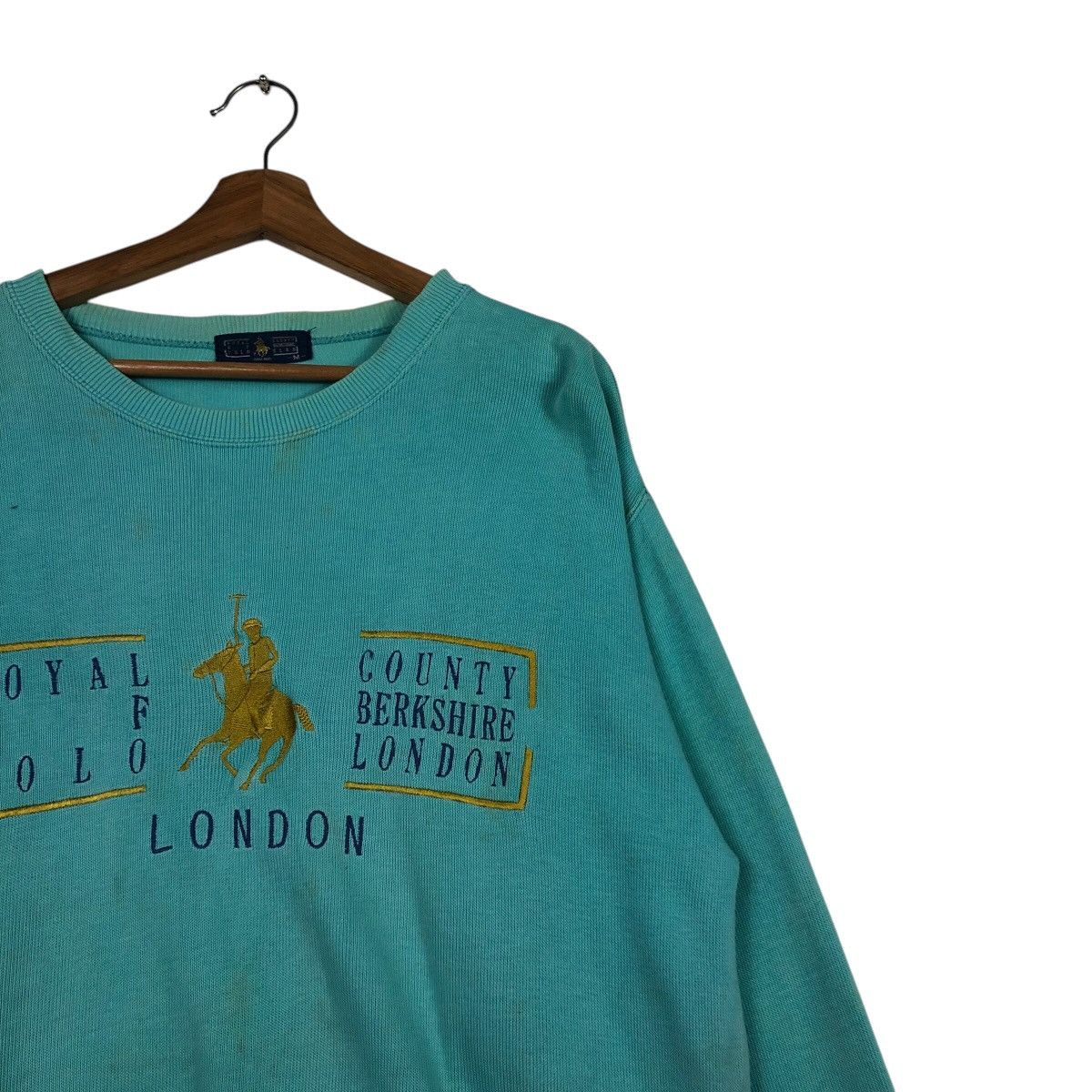 Japanese Brand Vintage Royal of Polo Berkshire Club Crest Sweatshirt Size US M / EU 48-50 / 2 - 7 Thumbnail