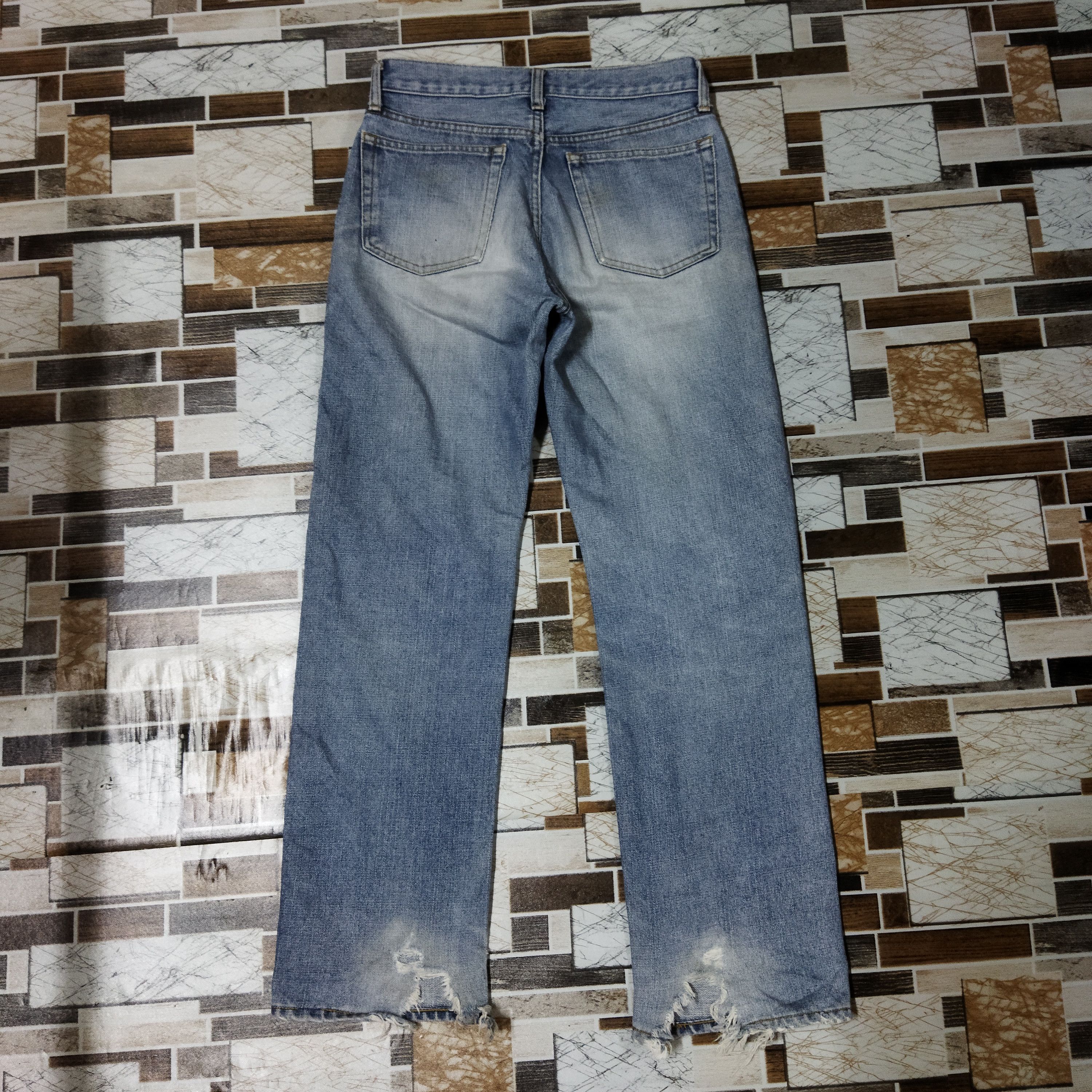 Japanese Brand × Vintage VINTAGE JAPANESE DISTRESSED LIGHT BLUE JEANS PANTS Size US 28 / EU 44 - 7 Thumbnail