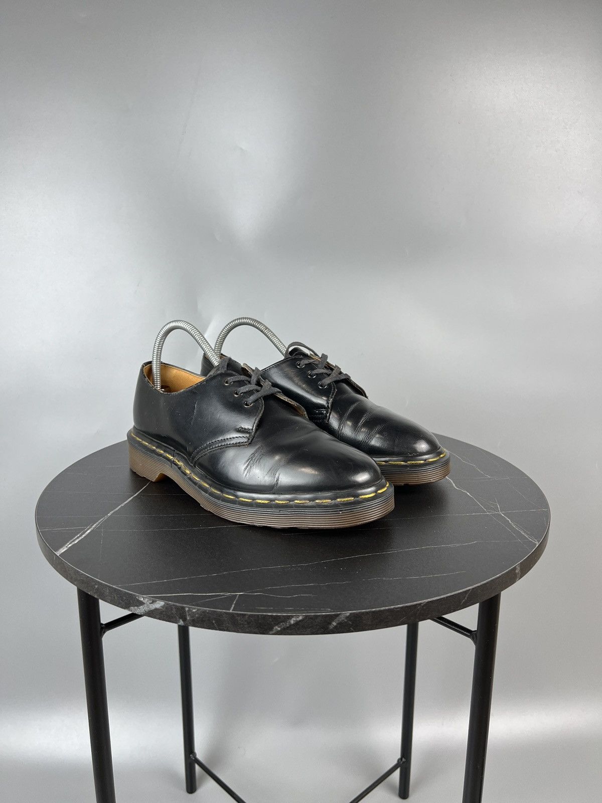 Dr. Martens × Vintage Dr. Martens England 1461 Leather Oxford Shoes Boots (Y0486) Size US 6.5 / IT 36.5 - 2 Thumbnail