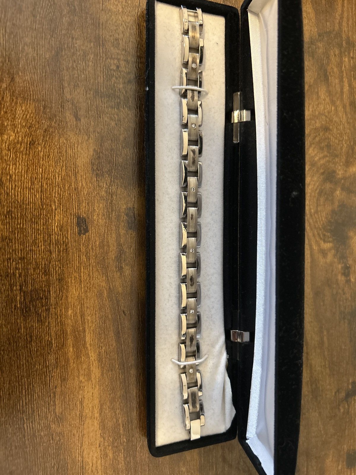 Other Stainless steel bracelet with diamonds Size ONE SIZE - 1 Thumbnail