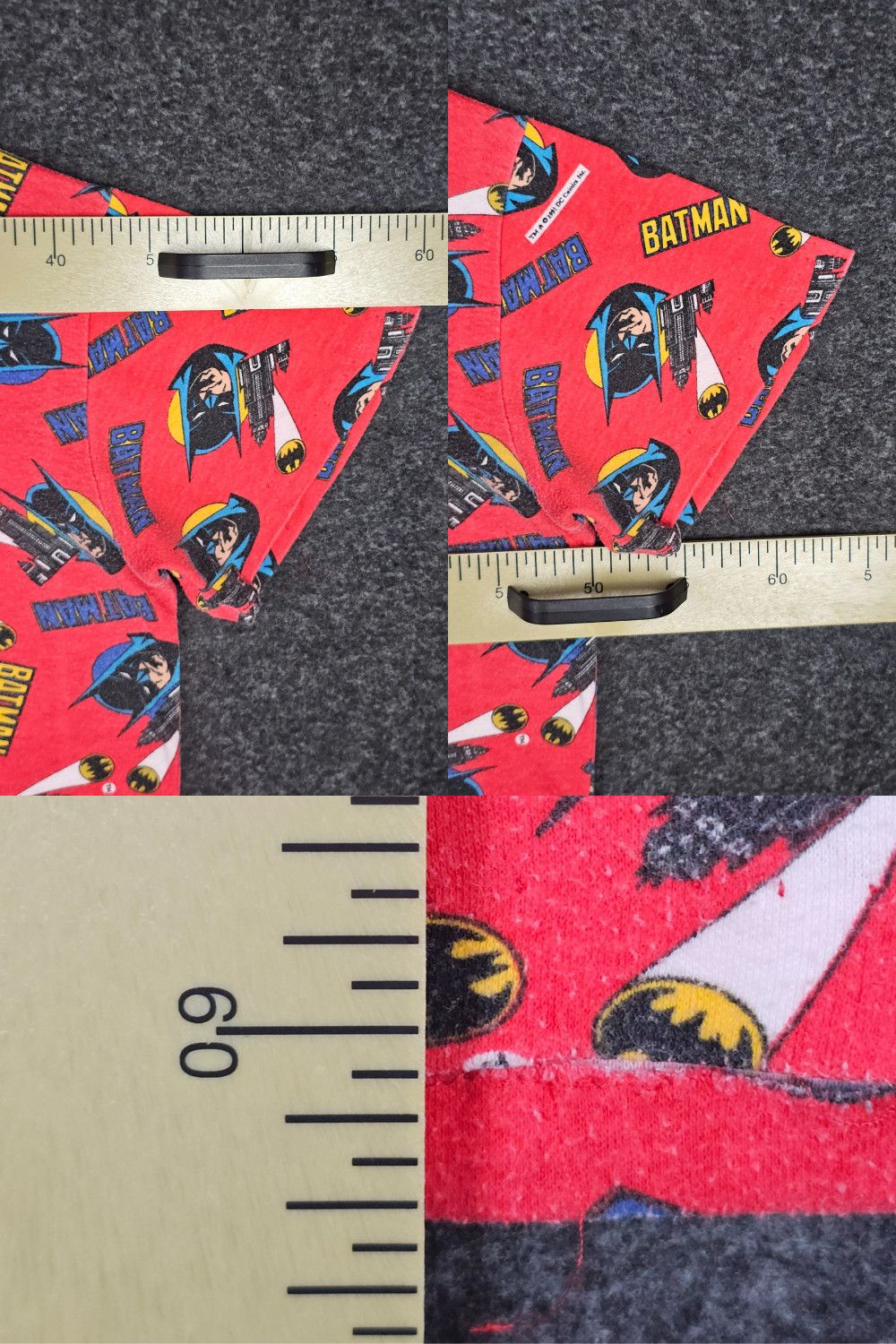 DC Comics 1991 DC Comics Batman Tee - Single Stitch - AOP Size US M / EU 48-50 / 2 - 8 Thumbnail