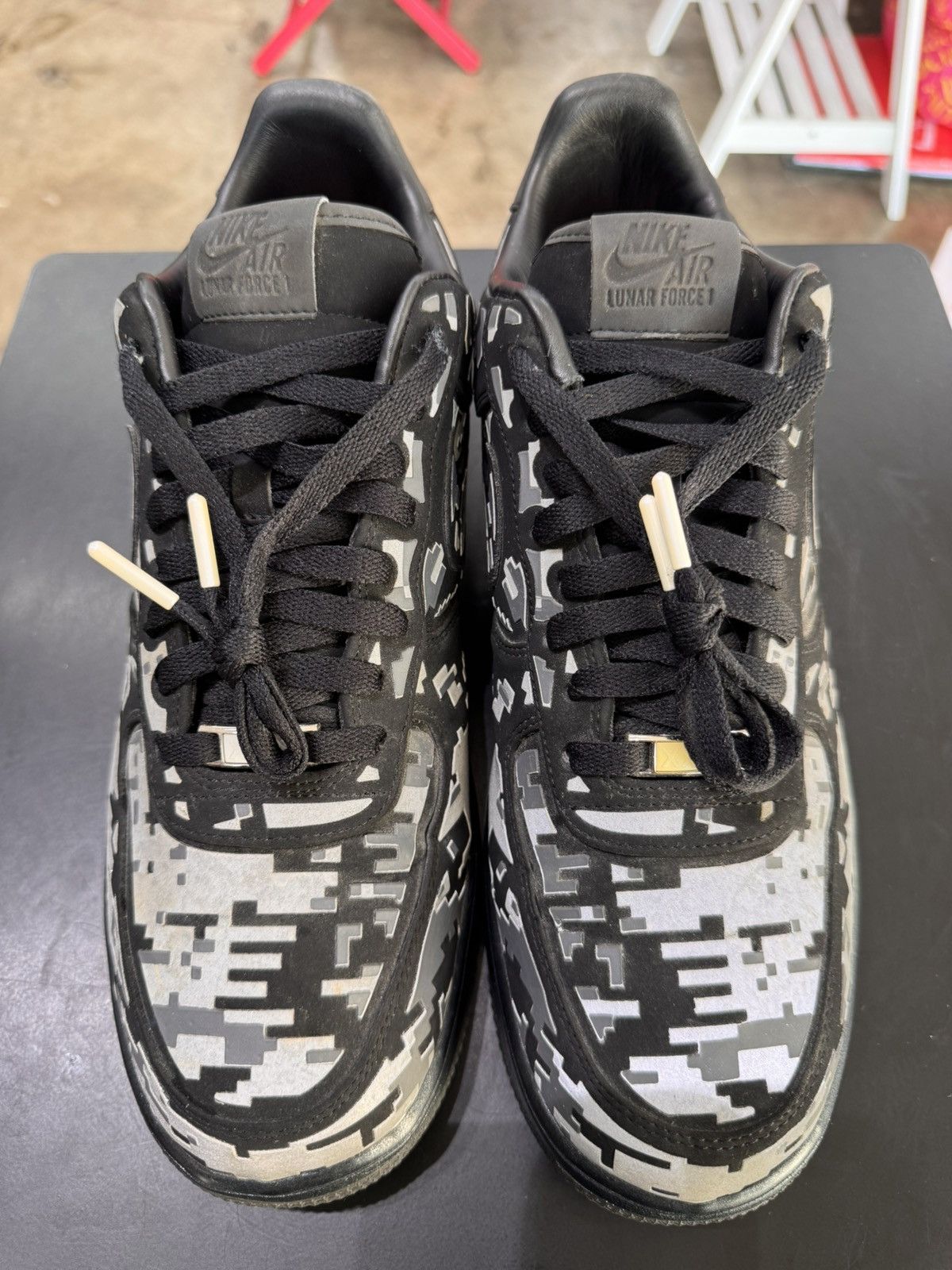 Nike Nike Lunar Force 1 Low Digi Camo Black Size 12 (2012) Size US 12 / EU 45 - 2 Thumbnail