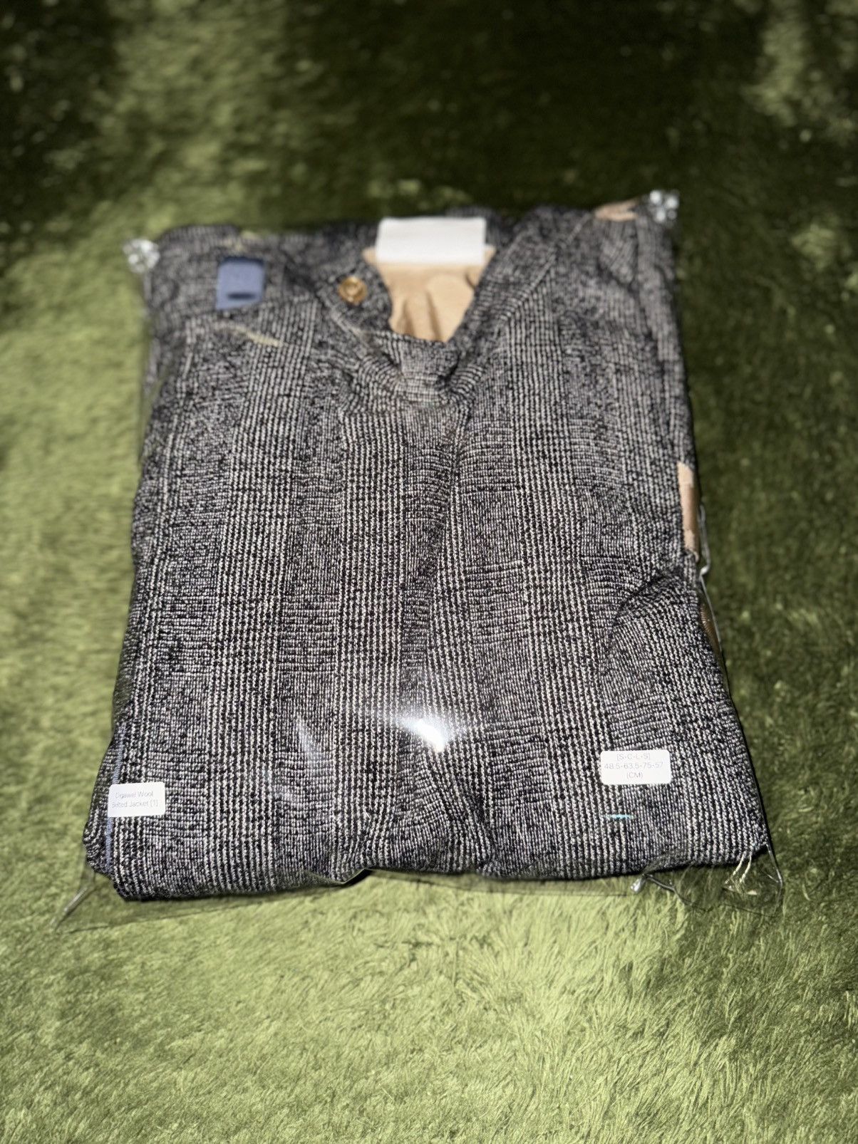 DIGAWEL [1] DIGAWEL Glen Check Wool–Cupro Belted Half Coat Size US XL / EU 56 / 4 - 12 Thumbnail