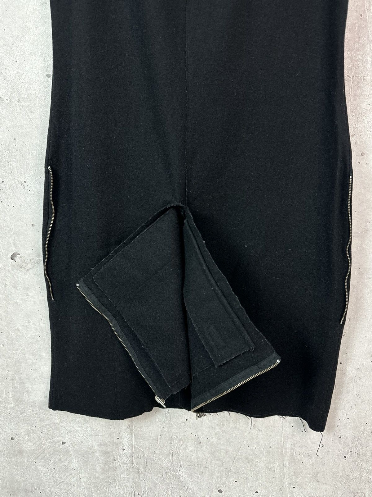 Walter Van Beirendonck W&LT Walter Van Beirendonck Distressed Pockets Wool Dress Size US M / EU 48-50 / 2 - 9 Thumbnail