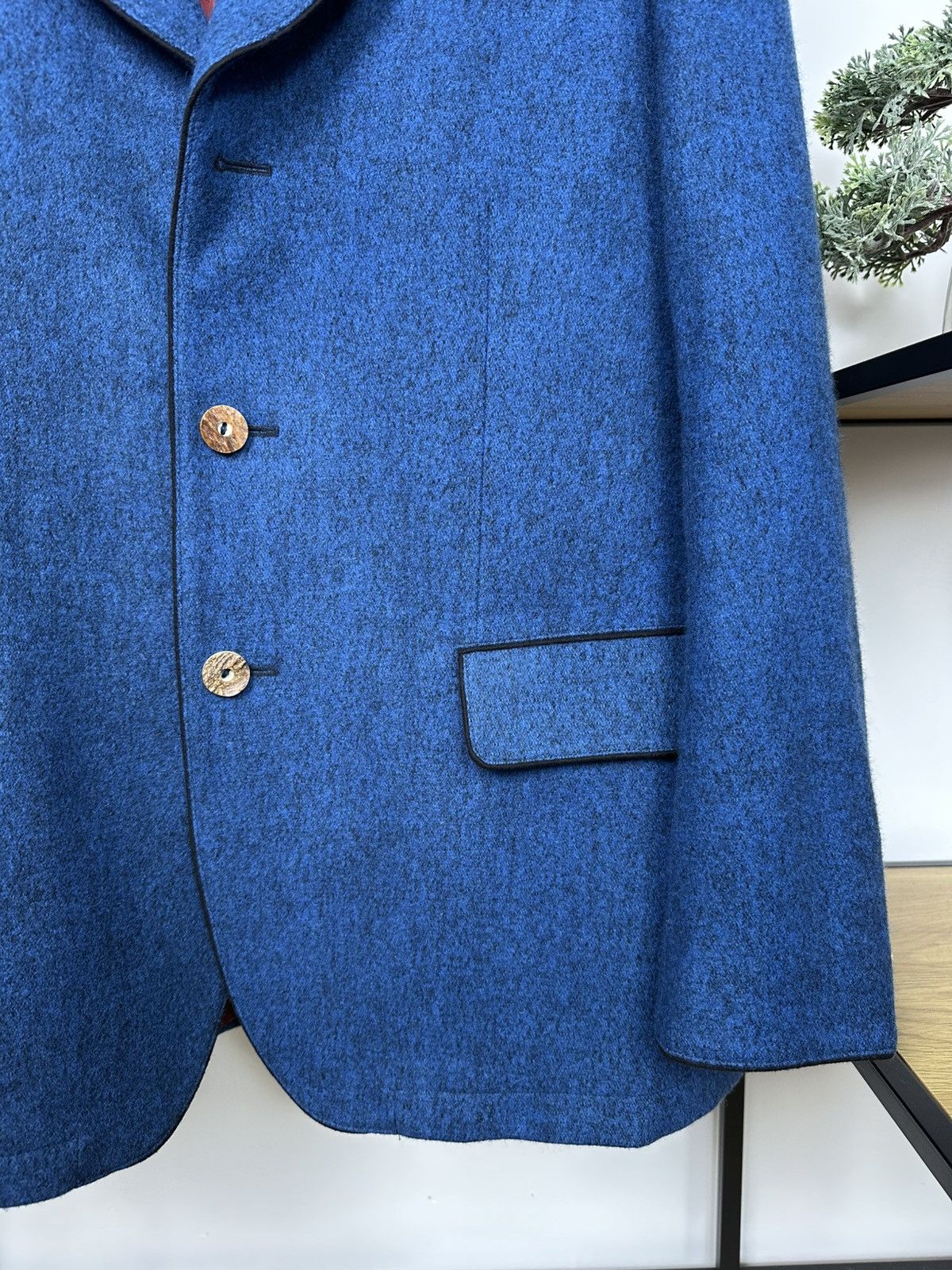 Schneiders Schneiders Salzburg Blue Virgin Wool Blazer Jacket Men’s 54 Size US L / EU 52-54 / 3 - 4 Thumbnail