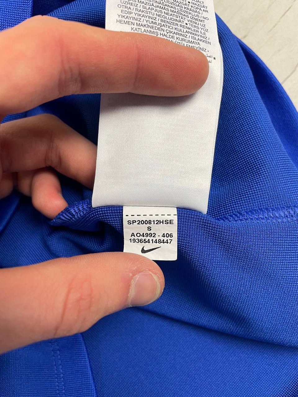 Nike Nike Chelsea Training Shirt Drill Top Vaporknit Long Sleeve Size US S / EU 44-46 / 1 - 12 Thumbnail