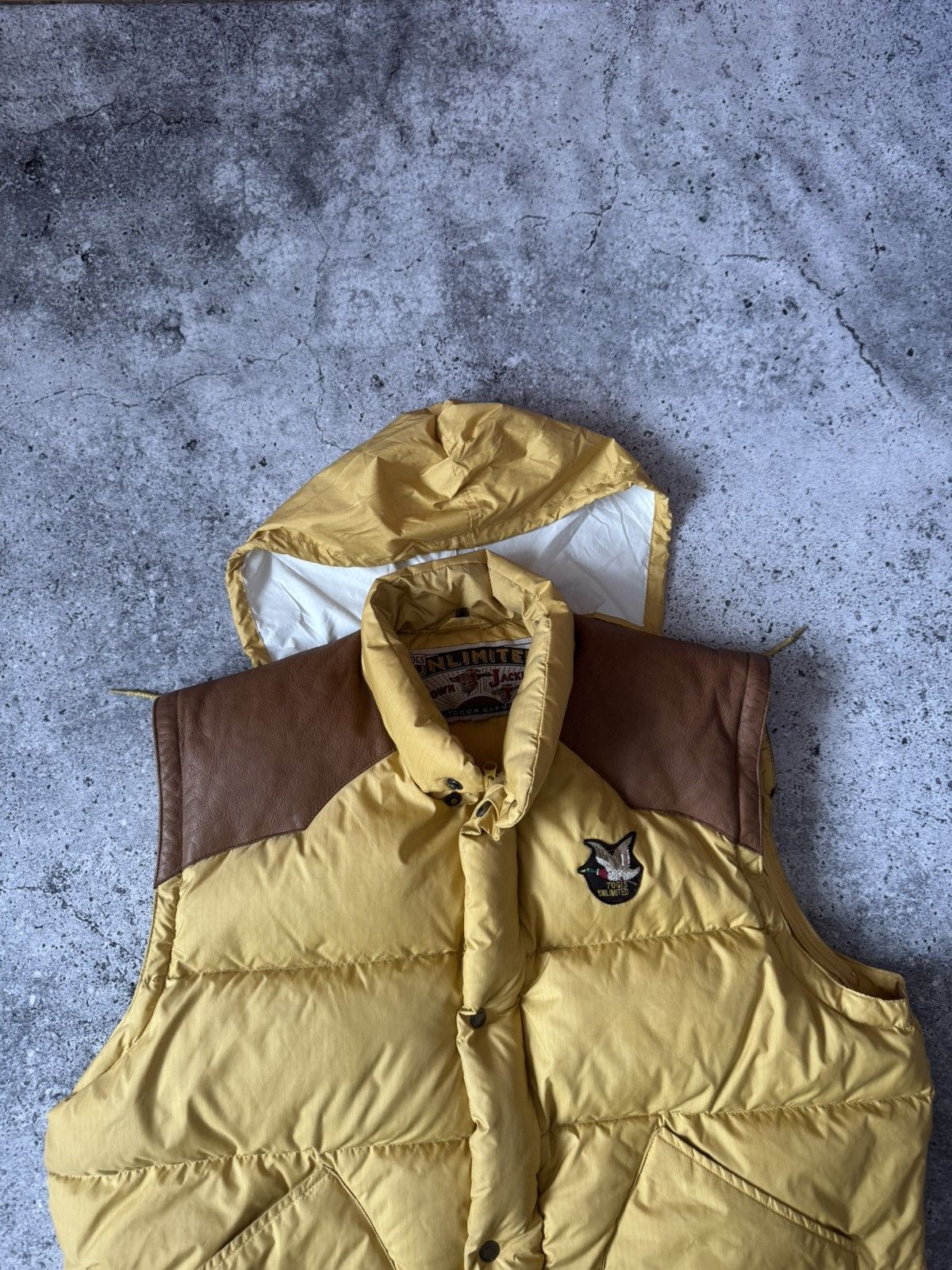 Tod's Tod’s Unlimited Down Vest Vintage Real Leather Outdoor 90s Size US XL / EU 56 / 4 - 5 Thumbnail