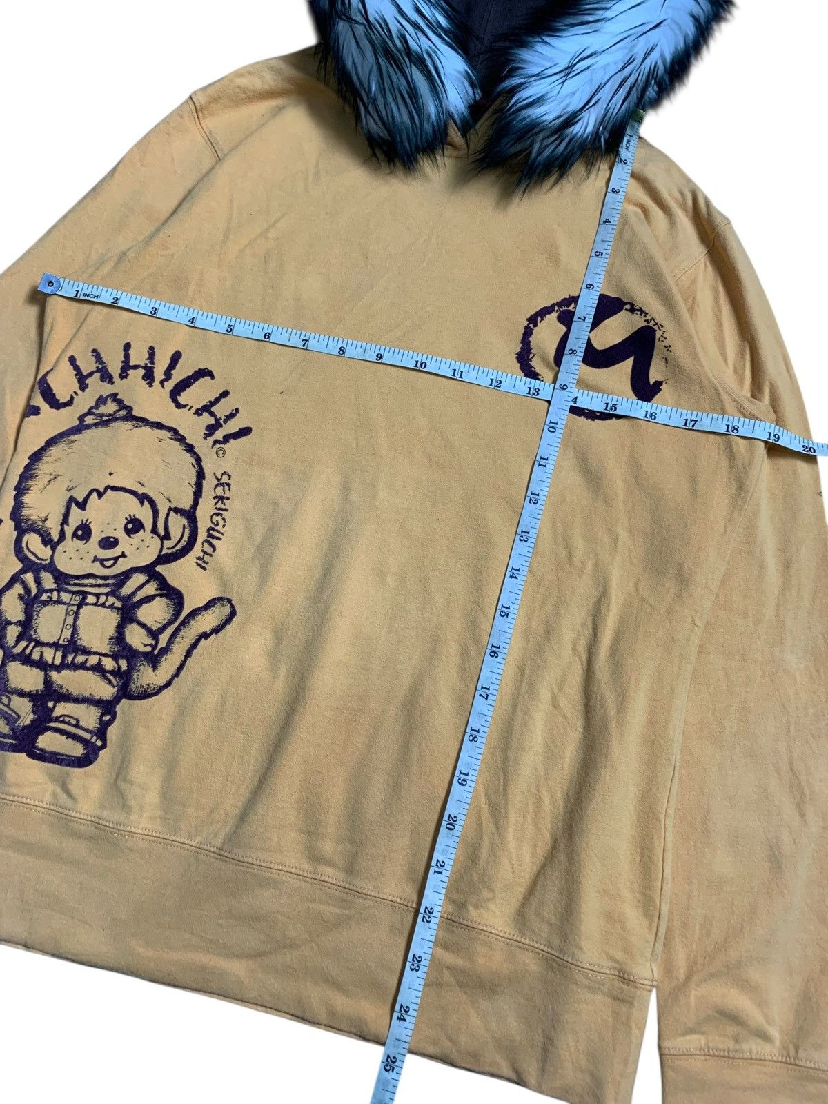 Japanese Brand VINTAGE MONCHHICHI FUR HOODIE ANIME AND CARTOON NETWORK Size US M / EU 48-50 / 2 - 7 Thumbnail