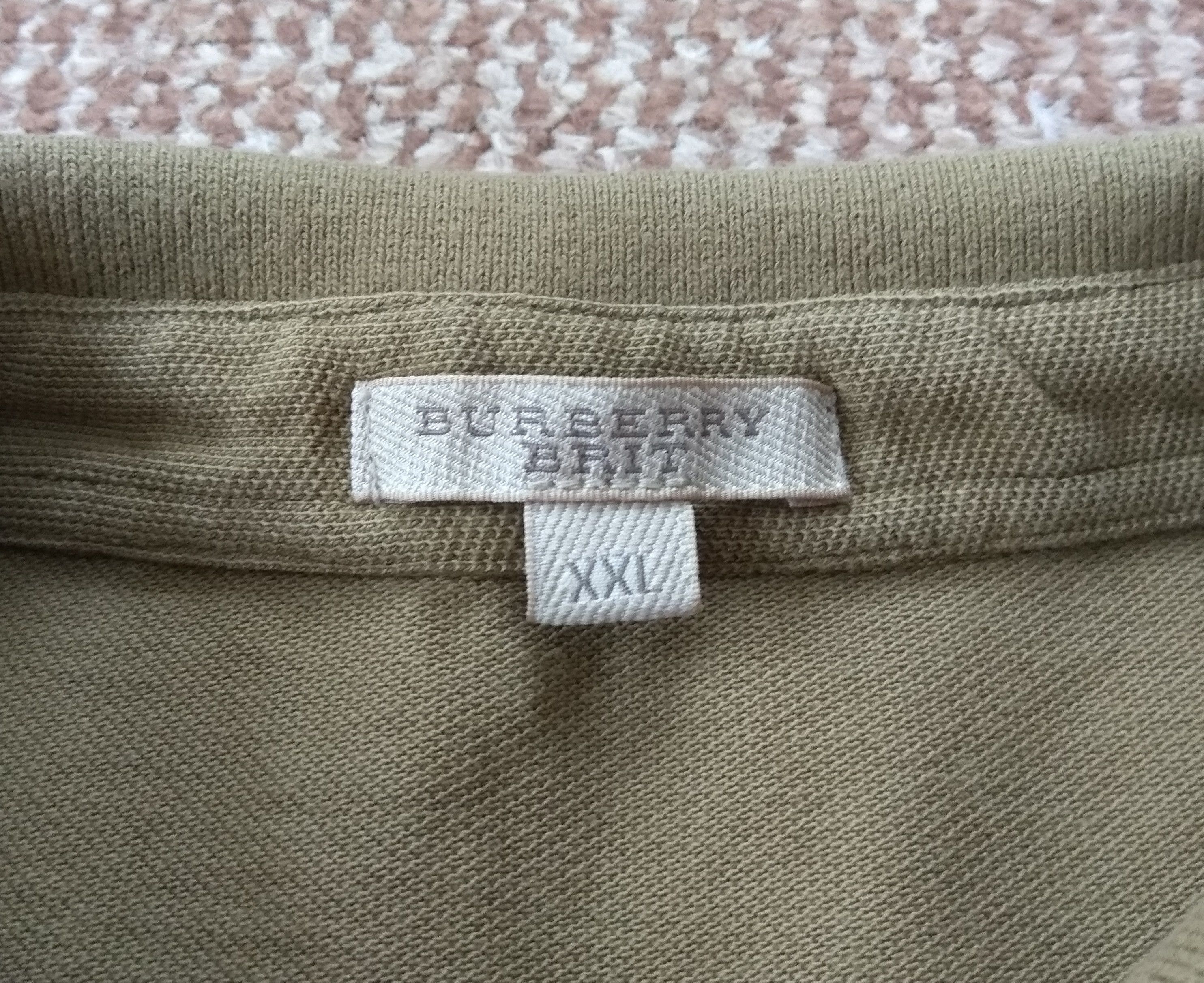 Burberry Burberry Brit Long Sleeve Polo Shirt Size US XXL / EU 58 / 5 - 7 Thumbnail