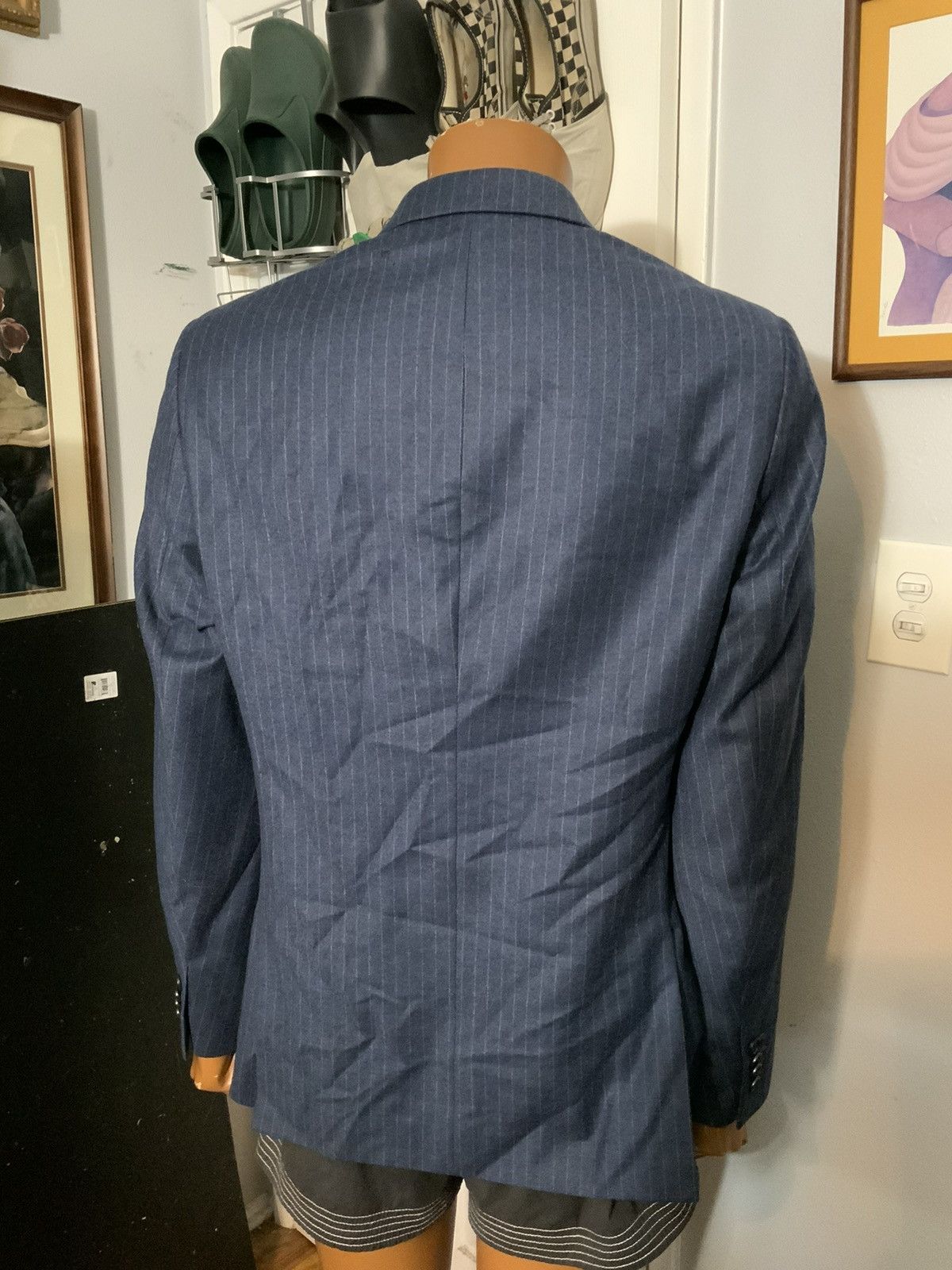 Banana Republic Banana Republic Marzotto Wool Sportscoat Blazer Jacket Size 42R - 12 Thumbnail