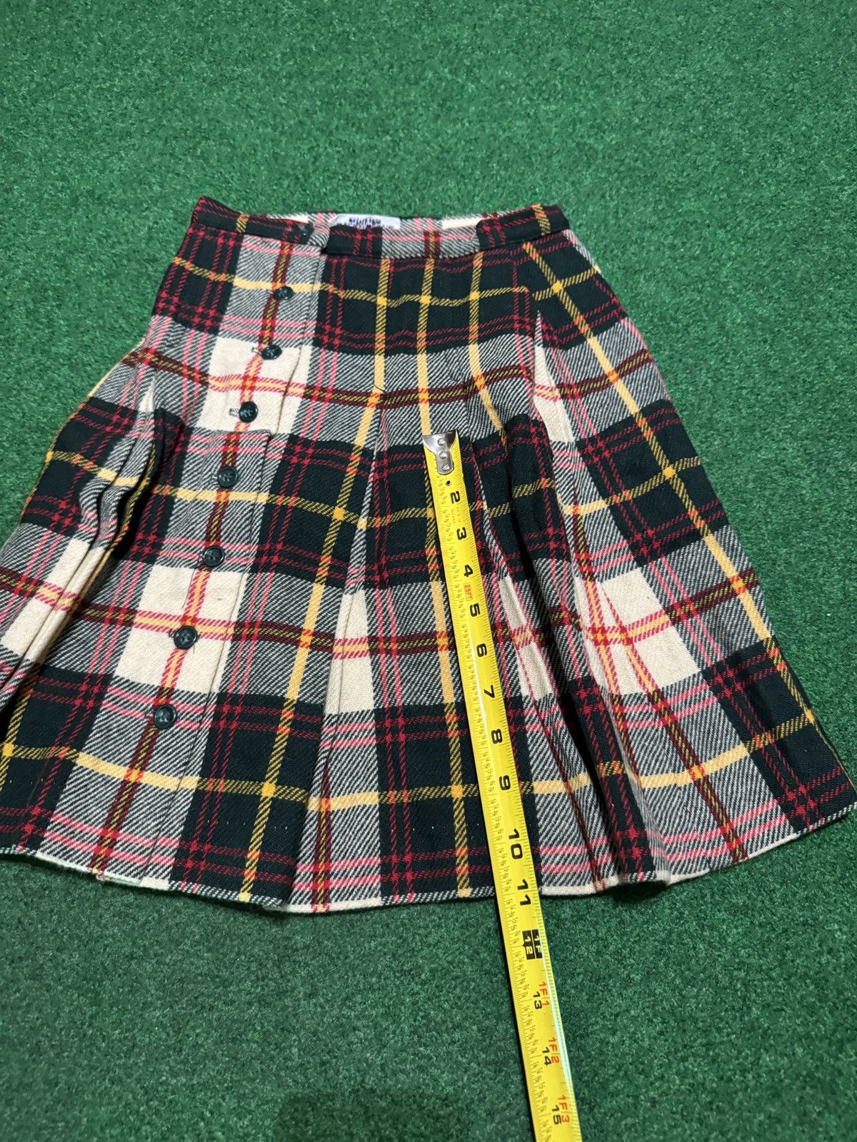 Vintage Bobby Brooks Tartan Plaid Pleated Skirt Kilt Vintage 70s 10 Size 32" / US 10 / IT 46 - 6 Thumbnail