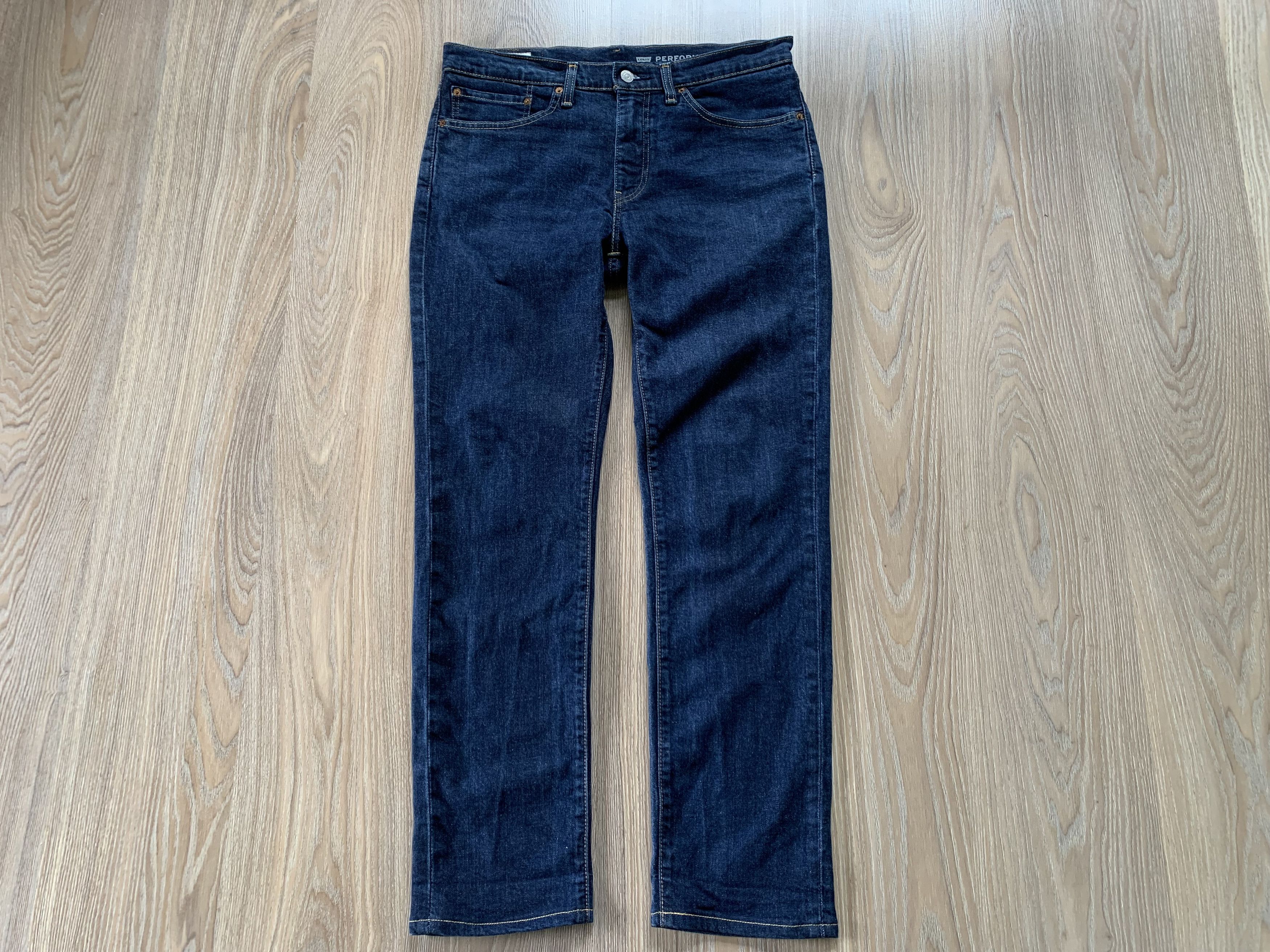 Levi's Levis Premium 511 Blue Stretch Jeans Size US 34 / EU 50 - 2 Thumbnail