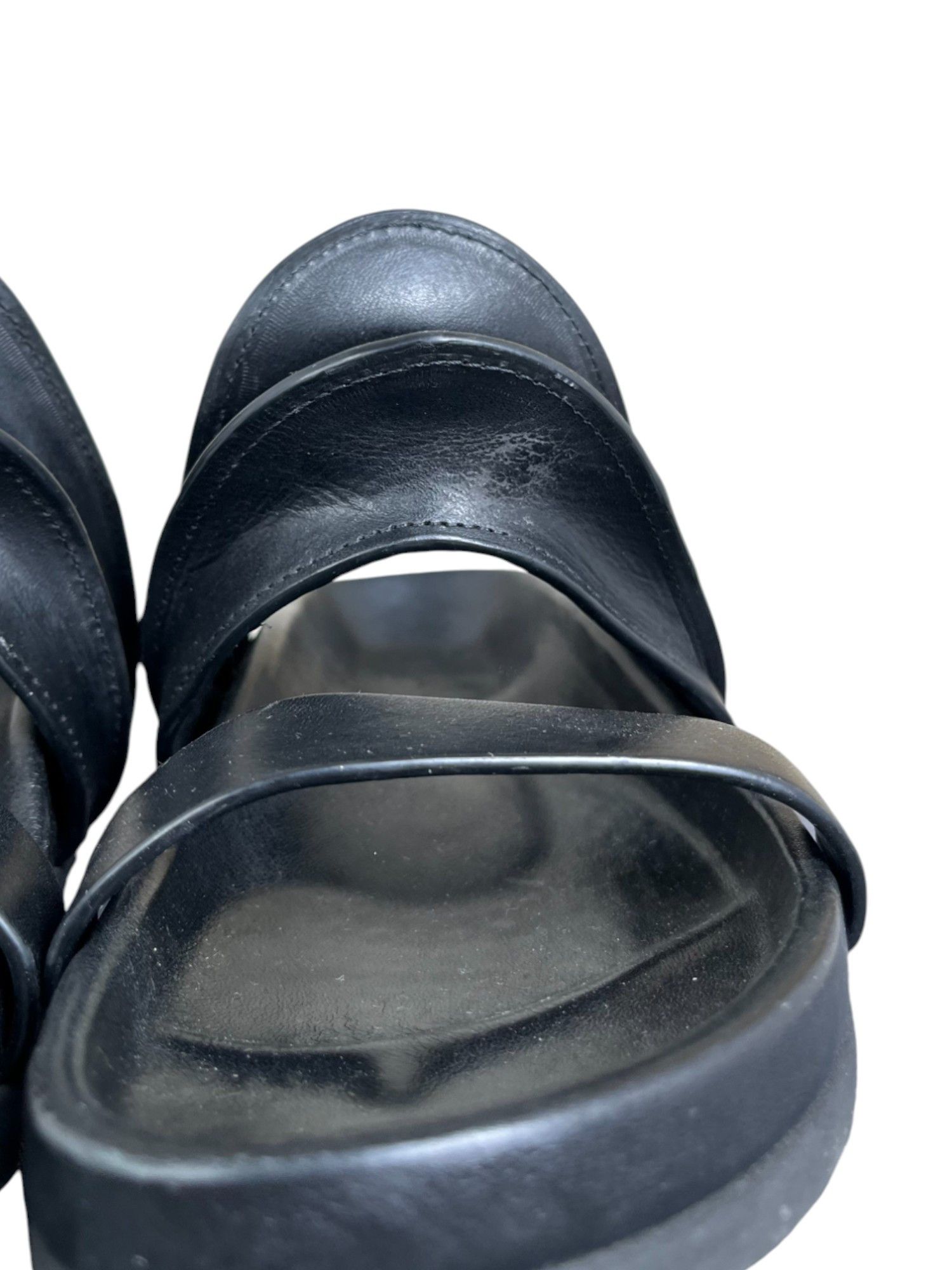 Rick Owens S/S 2020 Brancusi Granola Black Sandals Size US 6 / IT 36 - 5 Thumbnail