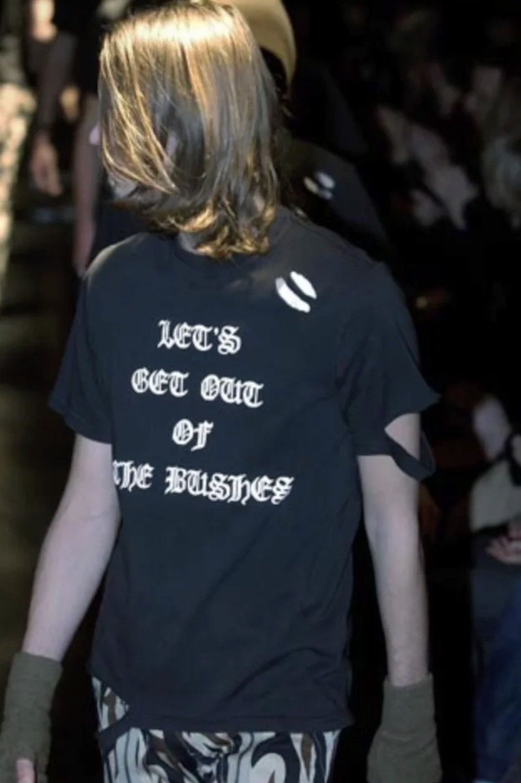 Number (N)ine Number Nine AW 2004 MINDLESS OBEDIENCE IS UN-AMERICAN Tee Size US L / EU 52-54 / 3 - 6 Thumbnail
