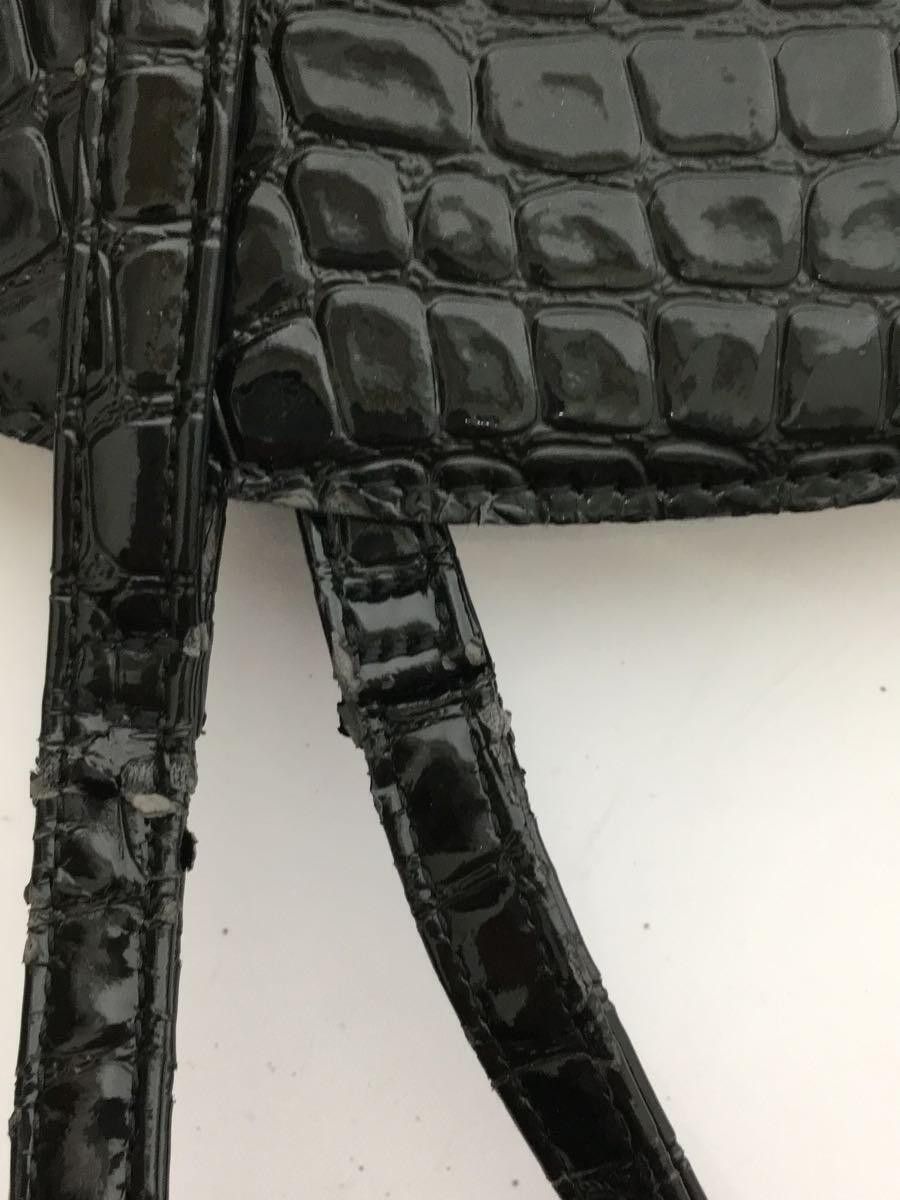 Comme des Garcons × Junya Watanabe Crocodile Embossed Leather Tote Bag Size ONE SIZE - 7 Thumbnail