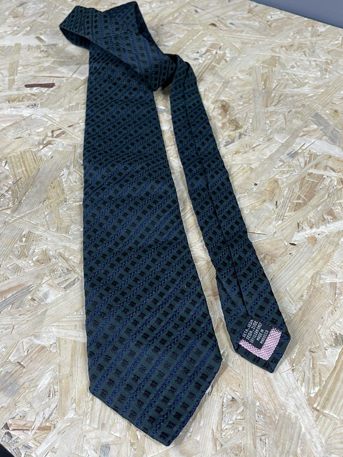 Pink Thomas Pink Made In Marocco Silk Necktie Size ONE SIZE - 3 Thumbnail