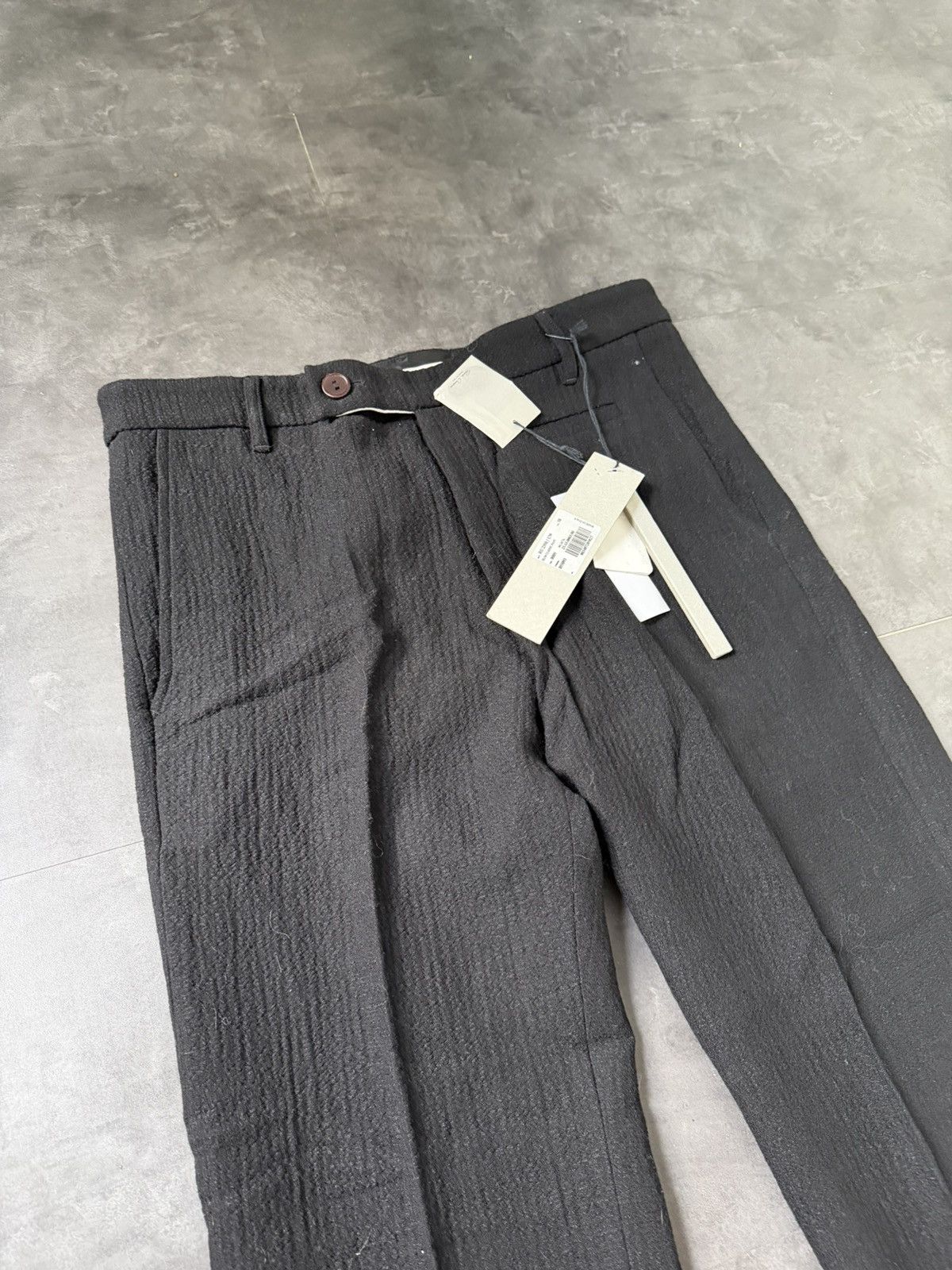 Rick Owens F/W 11 "LIMO" Textured Mohair & Wool Trousers Rick Owens Size US 34 / EU 50 - 7 Thumbnail