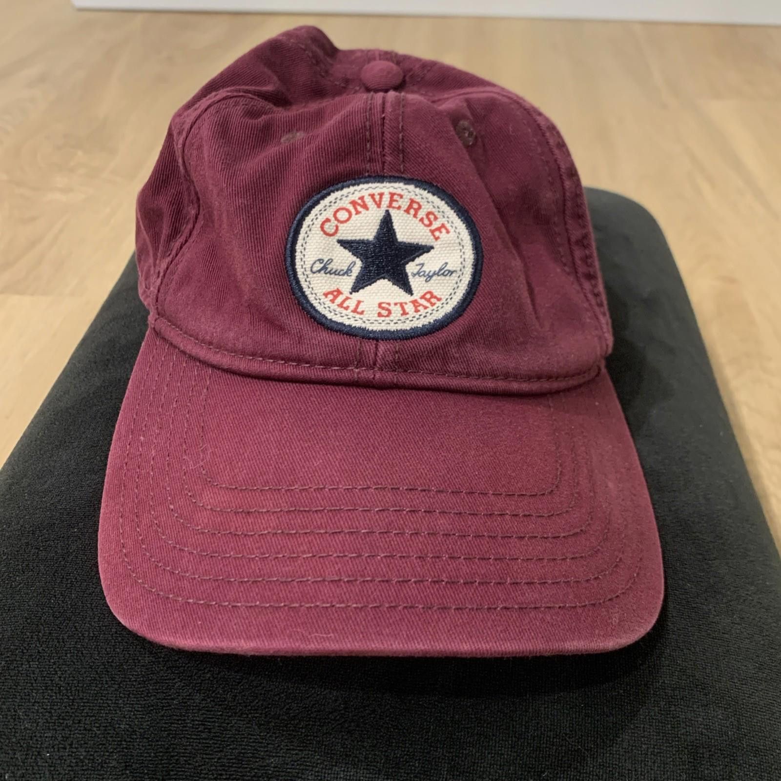 Converse New Converse Chuck Taylor Patch Cap Burgundy Bloodstone Hat Size ONE SIZE - 1 Thumbnail