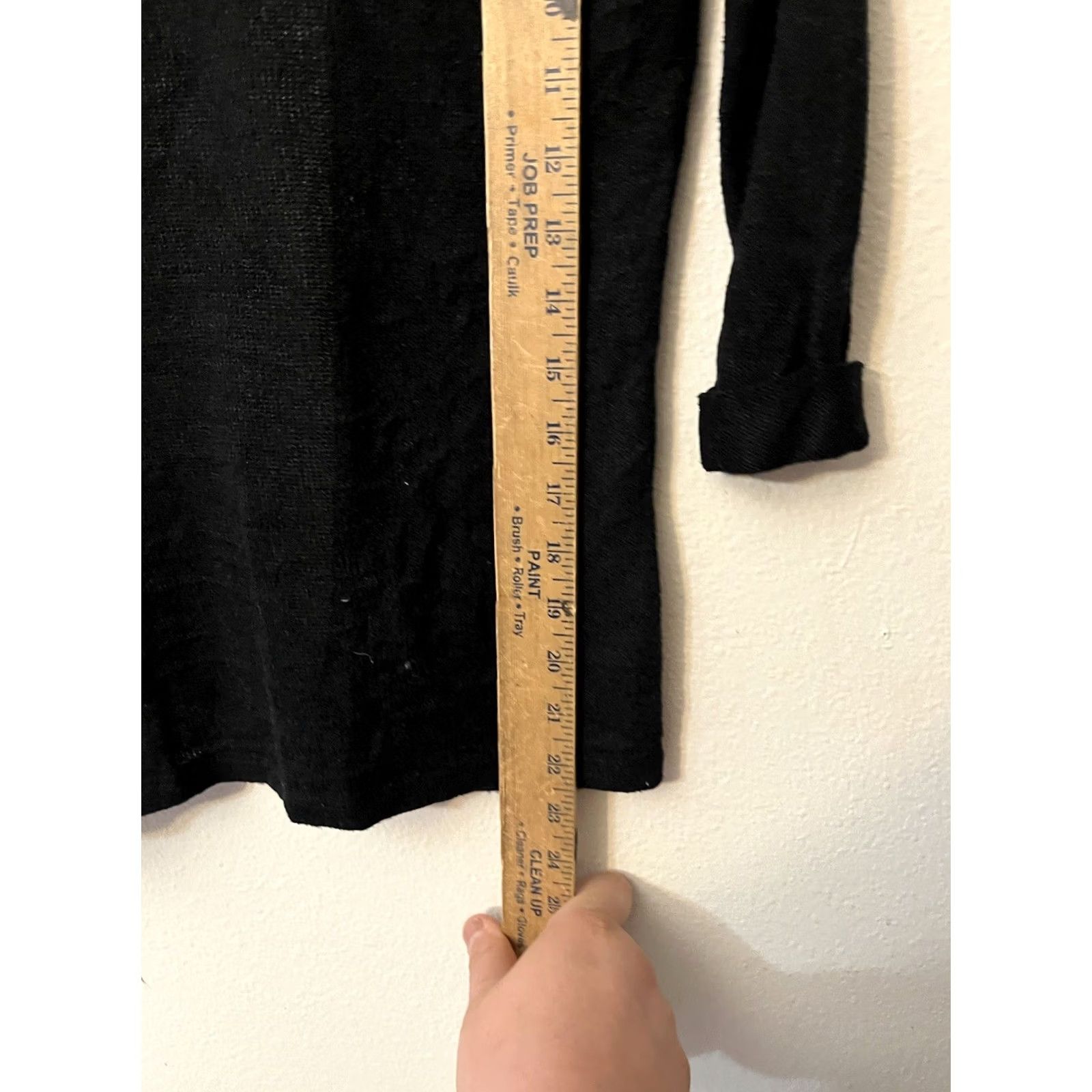 Needles VINTAGE Pins and Needles Cardigan Women XS Black Knit Cotton 3/4 Sleeve USA Sweater Size XS / US 0-2 / IT 36-38 - 5 Thumbnail