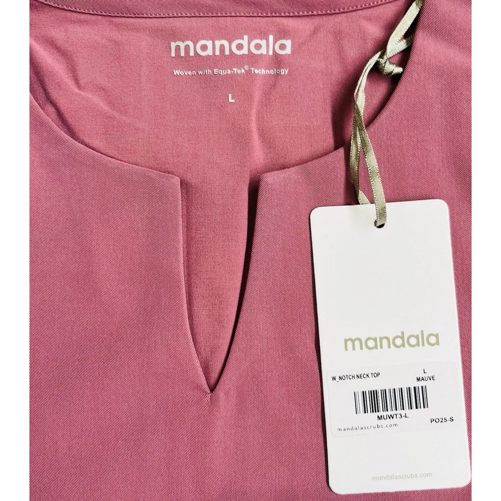 Other Brand New Mandala Women's Scrub Top, Pink, L, Size L / US 10 / IT 46 - 5 Thumbnail
