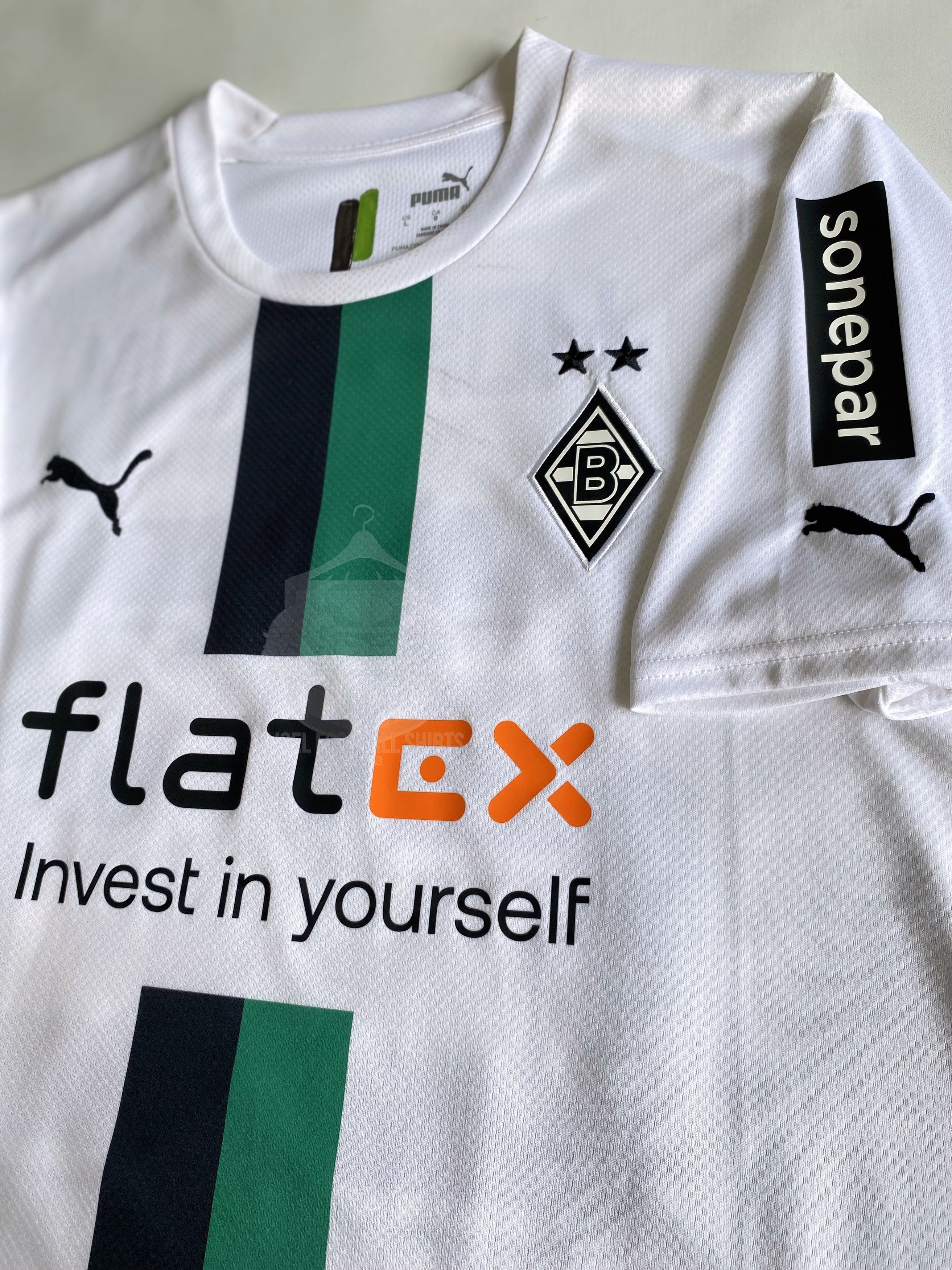 Puma Borussia Mönchengladbach 2022 Home HOFMANN #23 Bundesliga Size US L / EU 52-54 / 3 - 3 Thumbnail