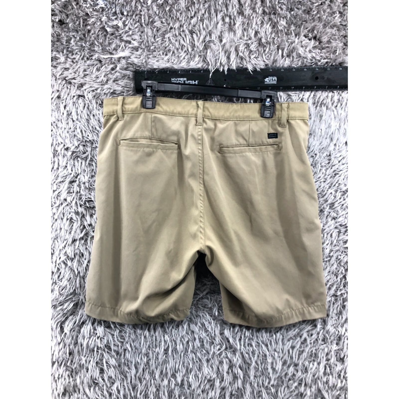 Vintage JACHS New York Chino Shorts Mens 36 Mid Rise Beige Medium Wash 5-Pocket Size US 36 / EU 52 - 7 Thumbnail