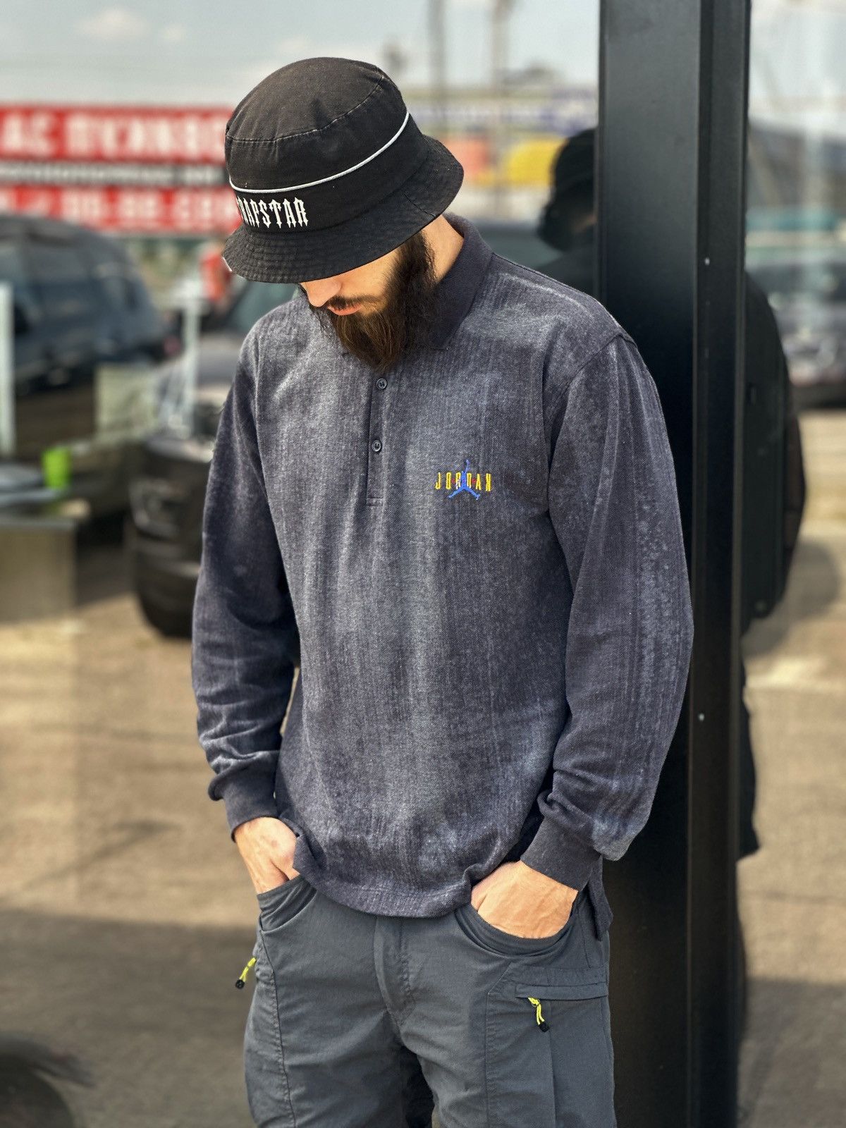 Jordan Brand × Nike × Vintage Vintage Jordan Nike rugby shirt Y2K rare Size US M / EU 48-50 / 2 - 1 Thumbnail