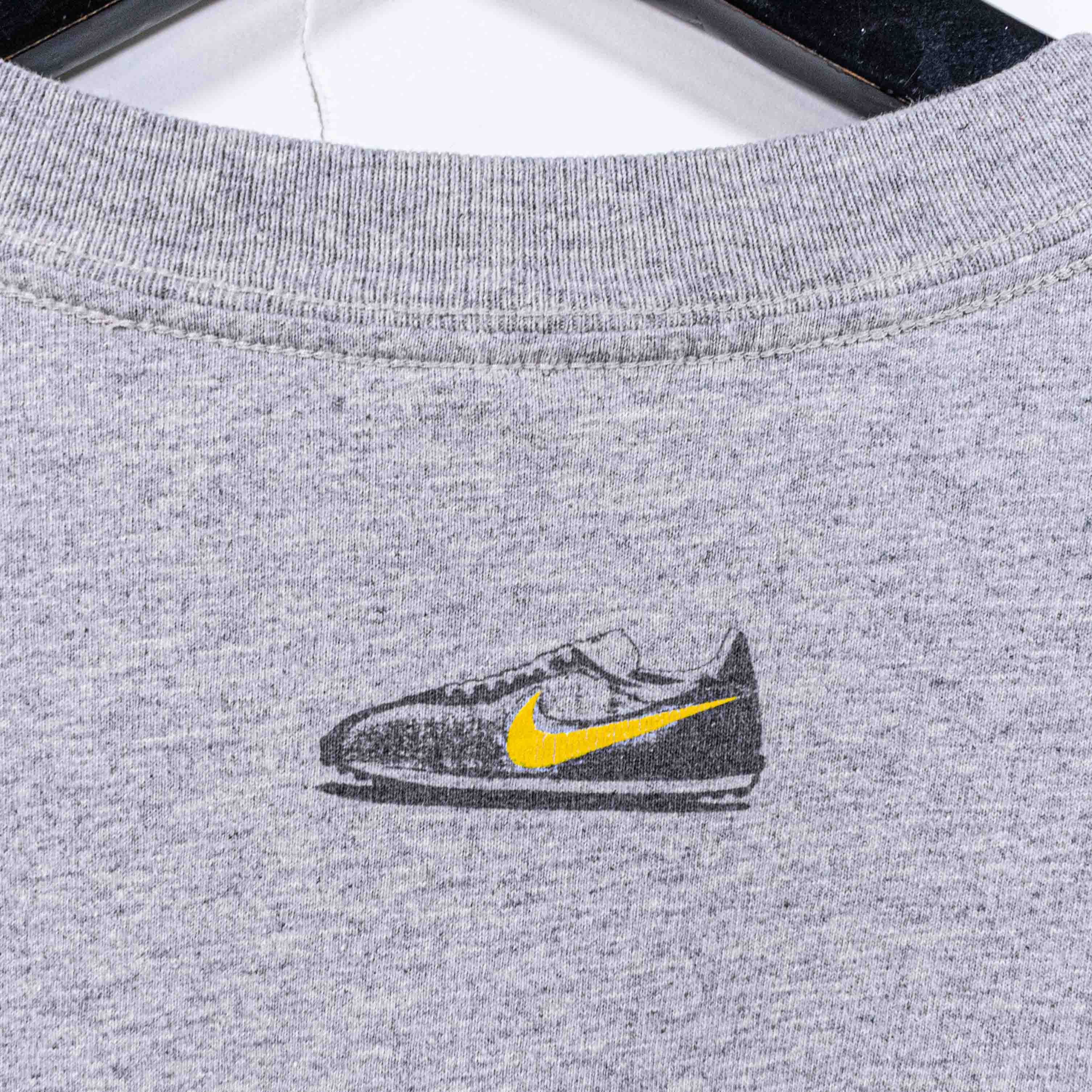 Nike Nike Cortez Waffle Trainer Make Em Lighter T-Shirt VTG 90s Size US L / EU 52-54 / 3 - 8 Thumbnail