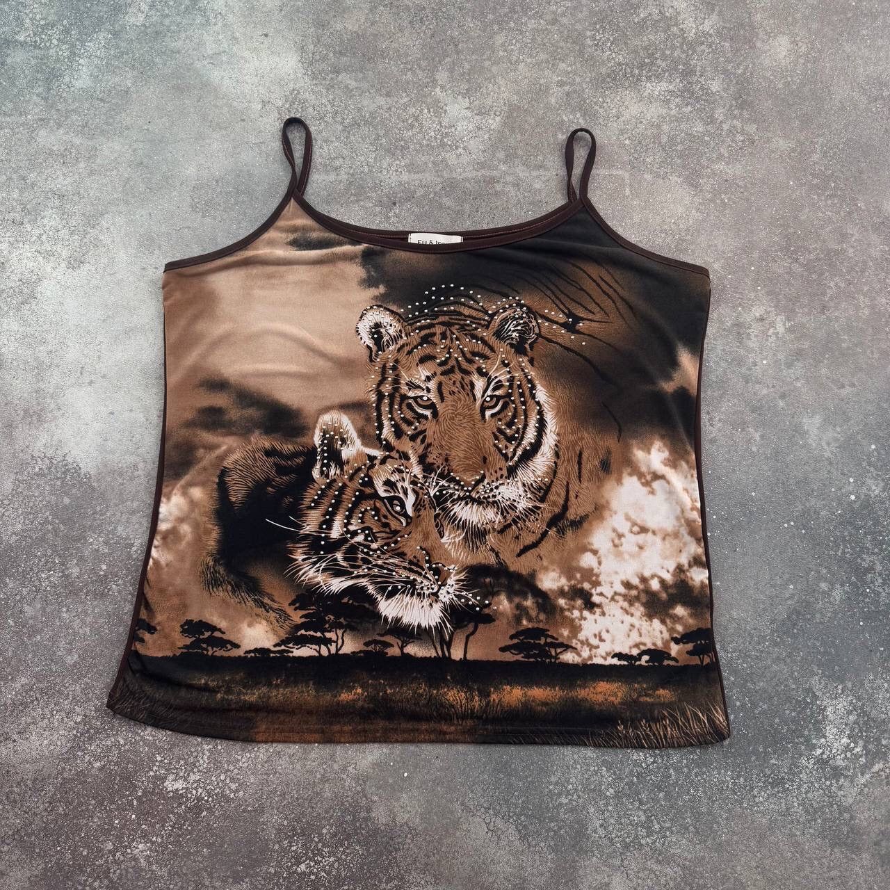 Hysteric Glamour × Japanese Brand × Vintage Y2K Super Sexy Tiger Vintage Tank Top Size XL / US 12-14 / IT 48-50 - 1 Thumbnail