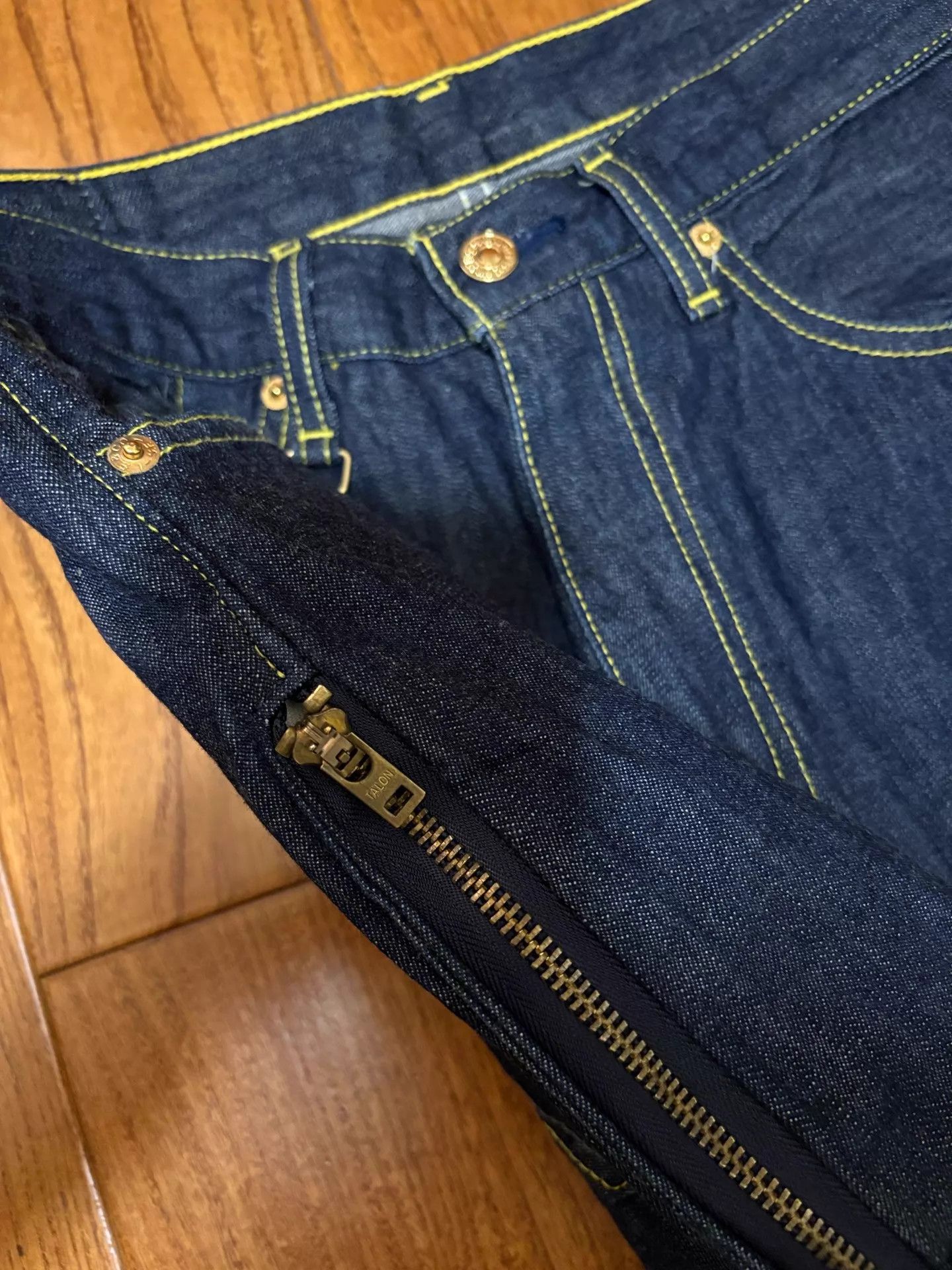 Levi's Levi's Fenom Raw 207 W32 Jeans Light Golden Selvedge Gold Size US 32 / EU 48 - 7 Thumbnail
