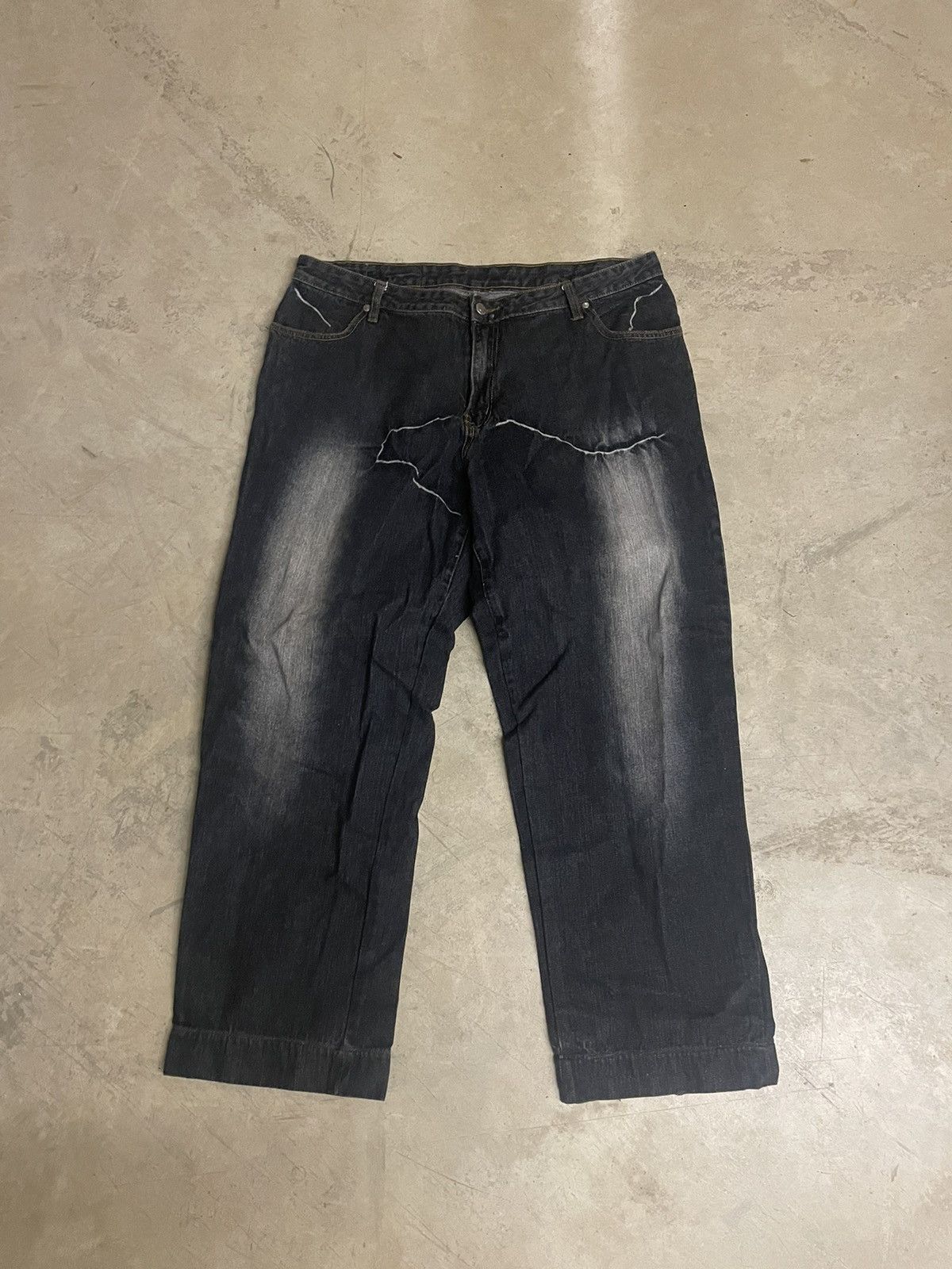 Japanese Brand Vintage 2000s EX-ONE Denim Jeans Size US 36 / EU 52 - 1 Thumbnail
