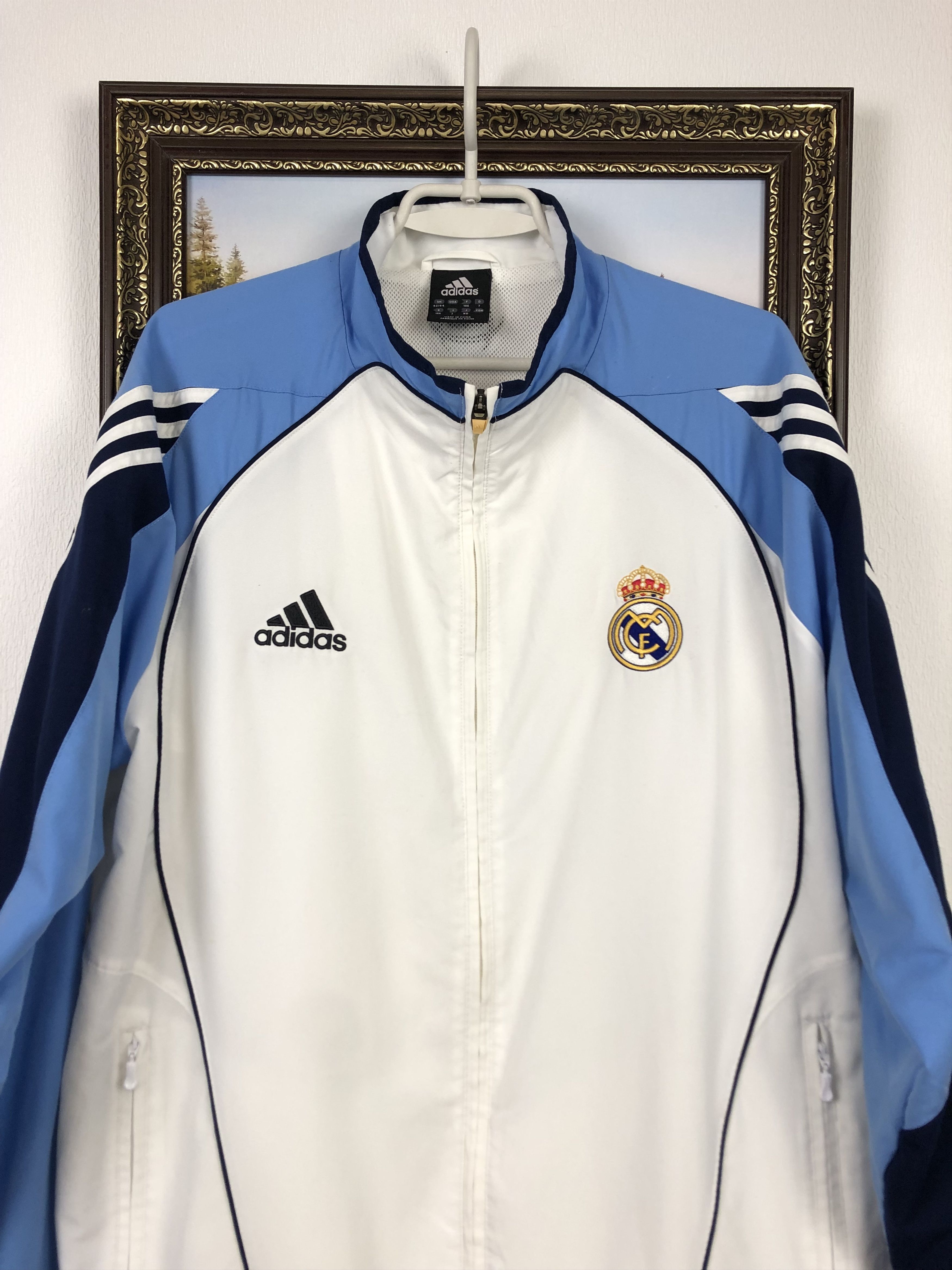 Adidas × Vintage Vintage Real Madrid Football Jacket Soccer Track Top Zip Size US L / EU 52-54 / 3 - 2 Thumbnail